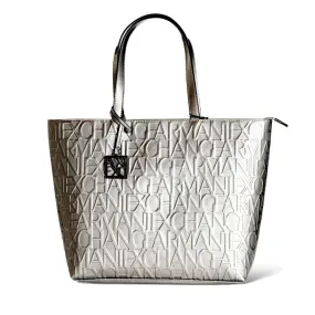 Borsa Donna ARMANI EXCHANGE Shopping a Spalla colore Gun Metal