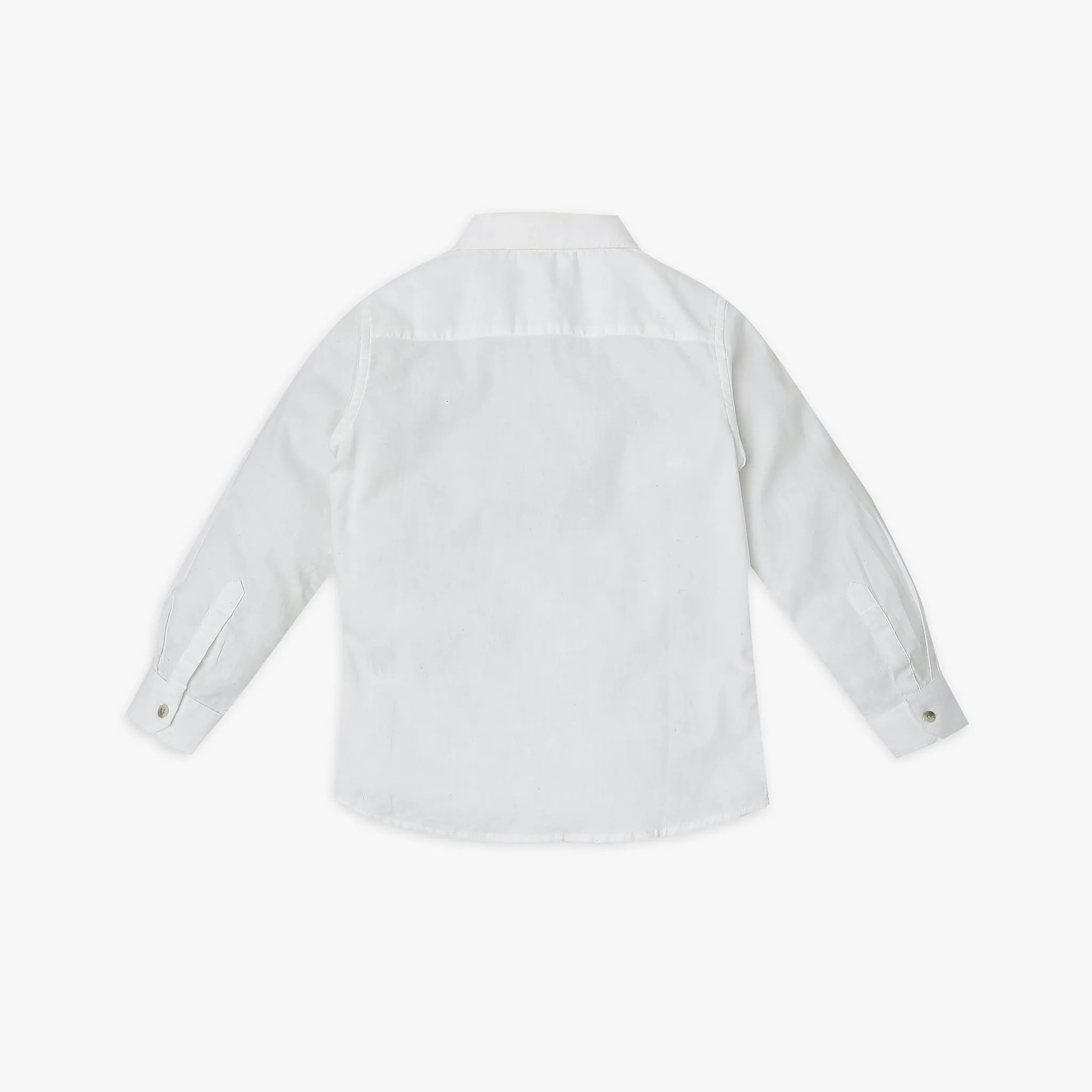 Boy's Regular Fit Solid Shirt