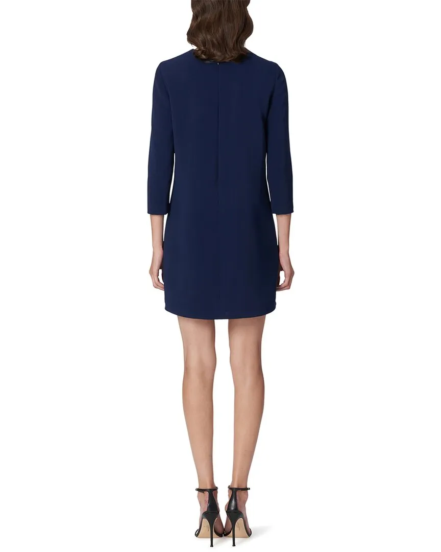 Carolina Herrera 3/4-Sleeve Shift Mini Dress