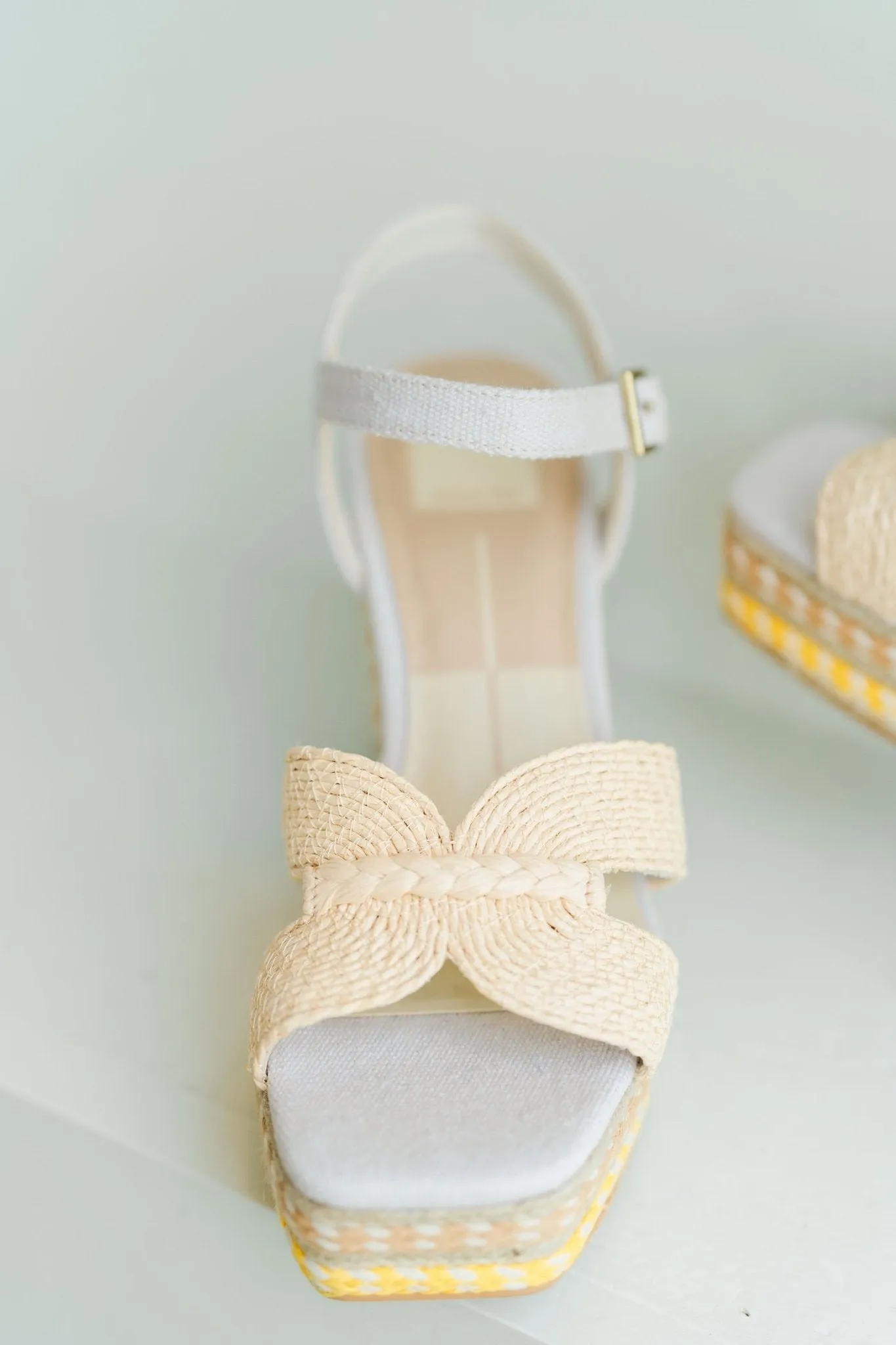 Citrus Multi Raffia Heel