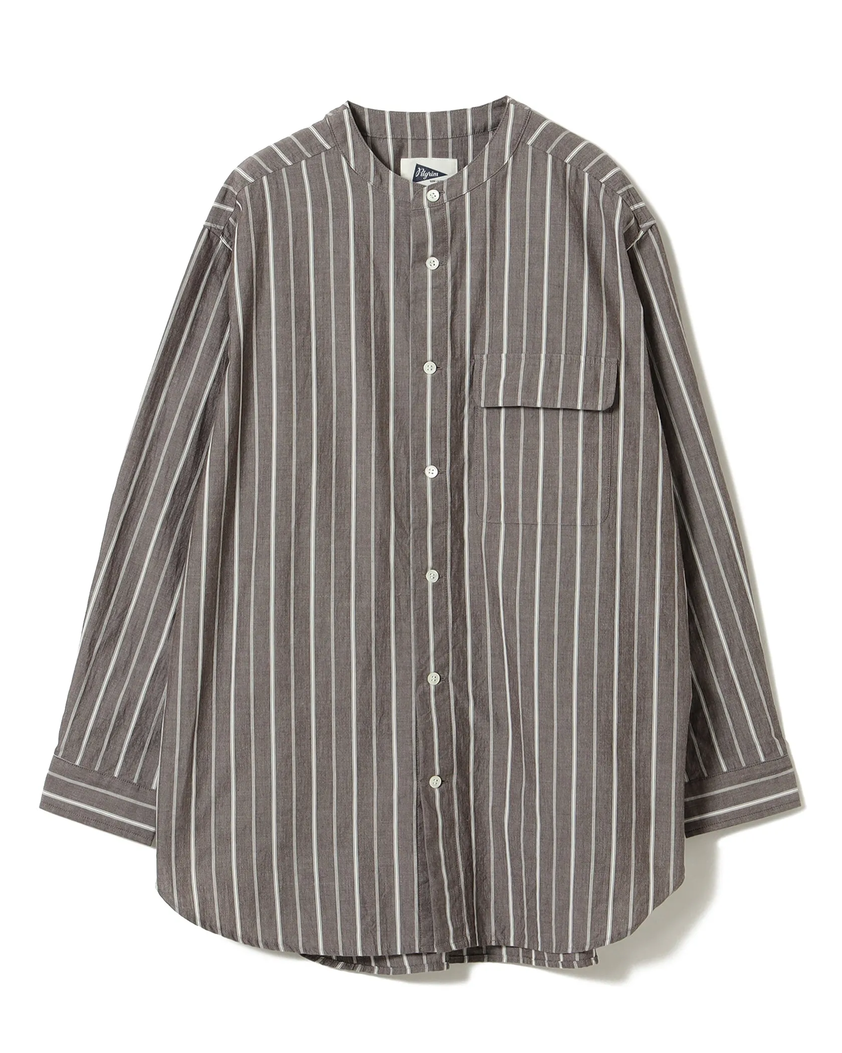 Clarice Band Collar Shirt