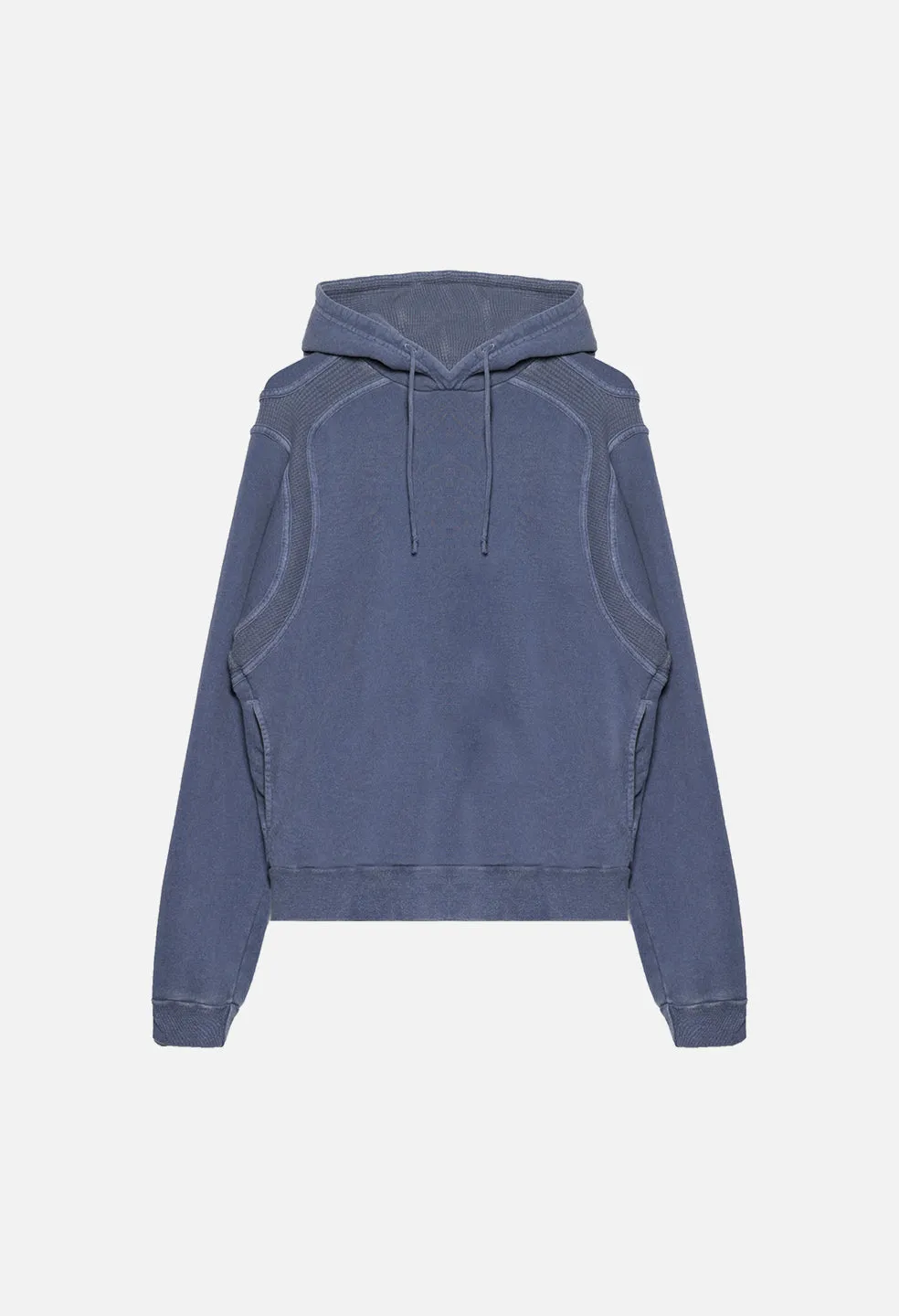 Cross Thermal Hoodie / Washed Cadet