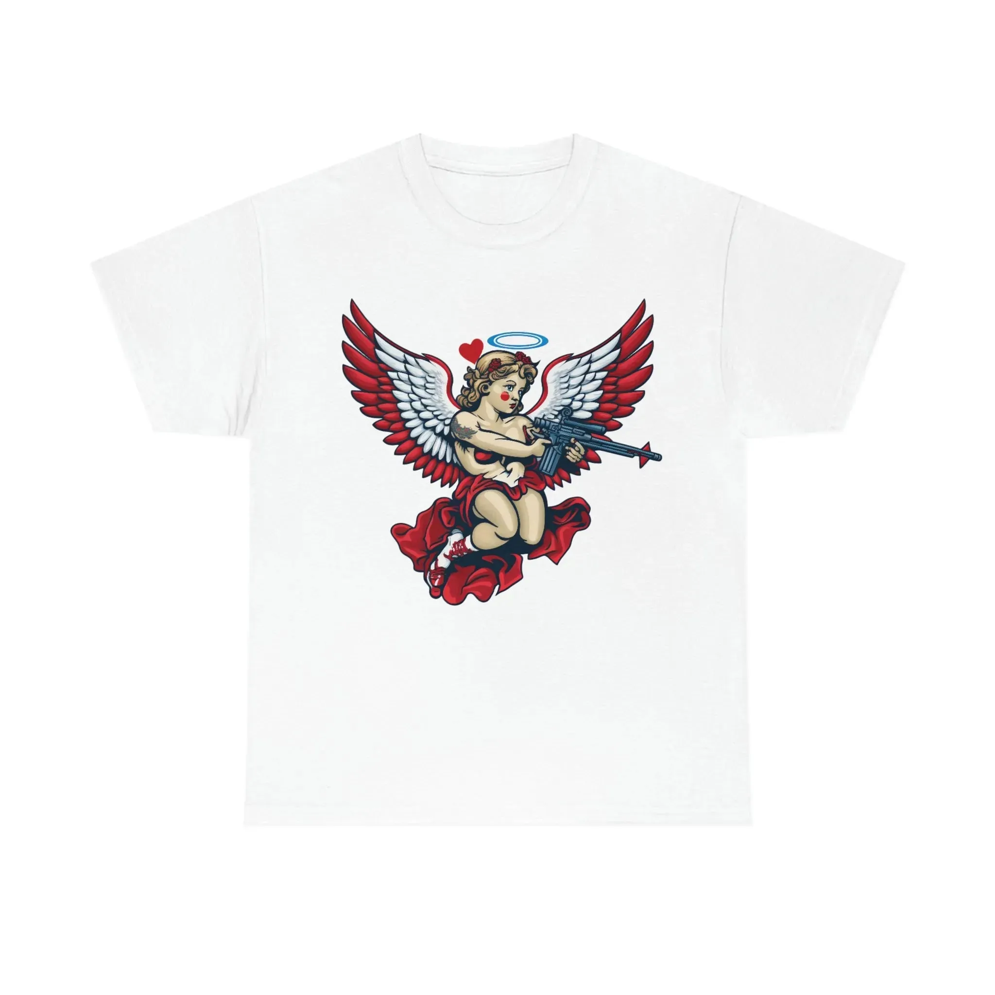 Cupid AR-15 Valentine's Day Unisex Heavy Cotton Tee