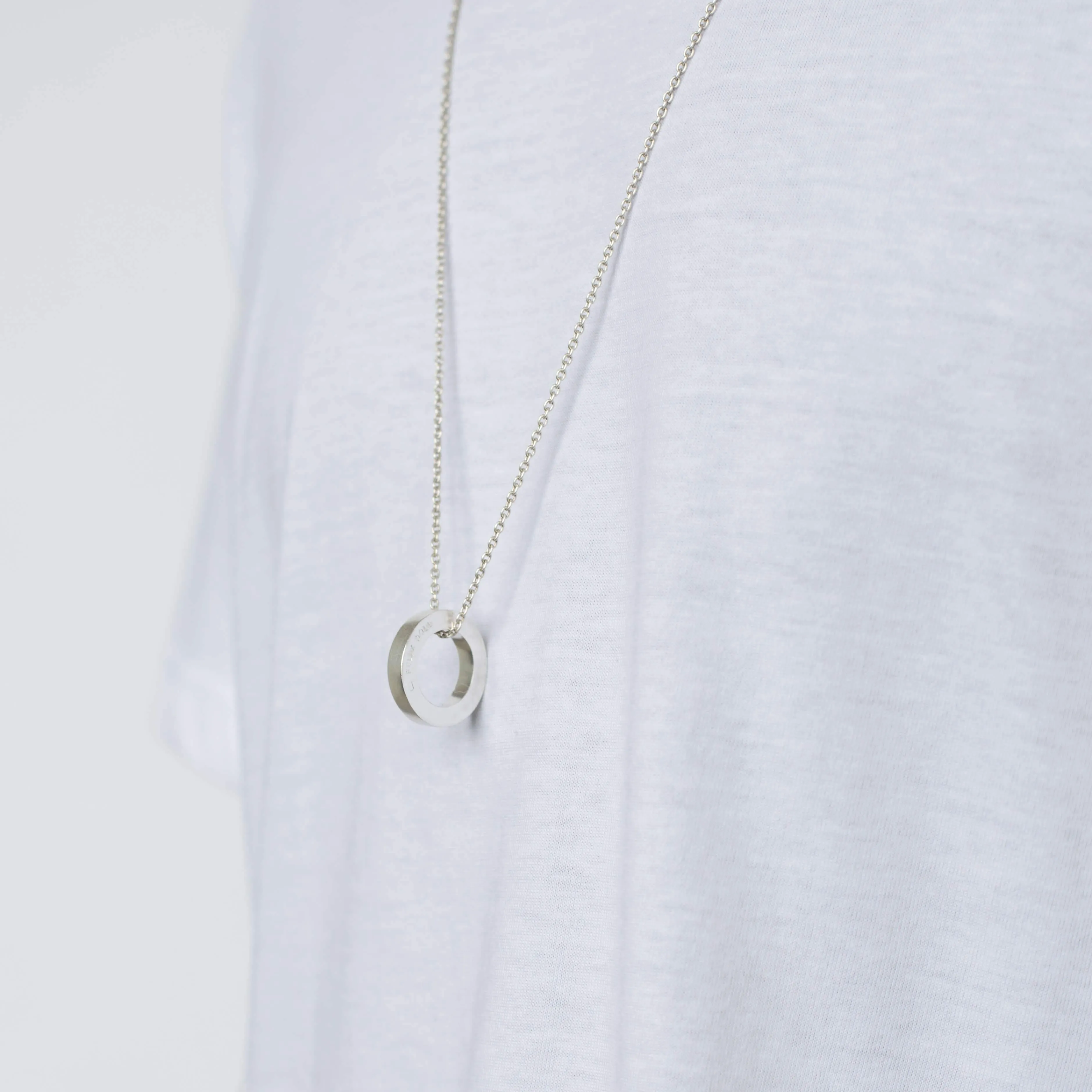 D 133 - Solid Circle Pendant