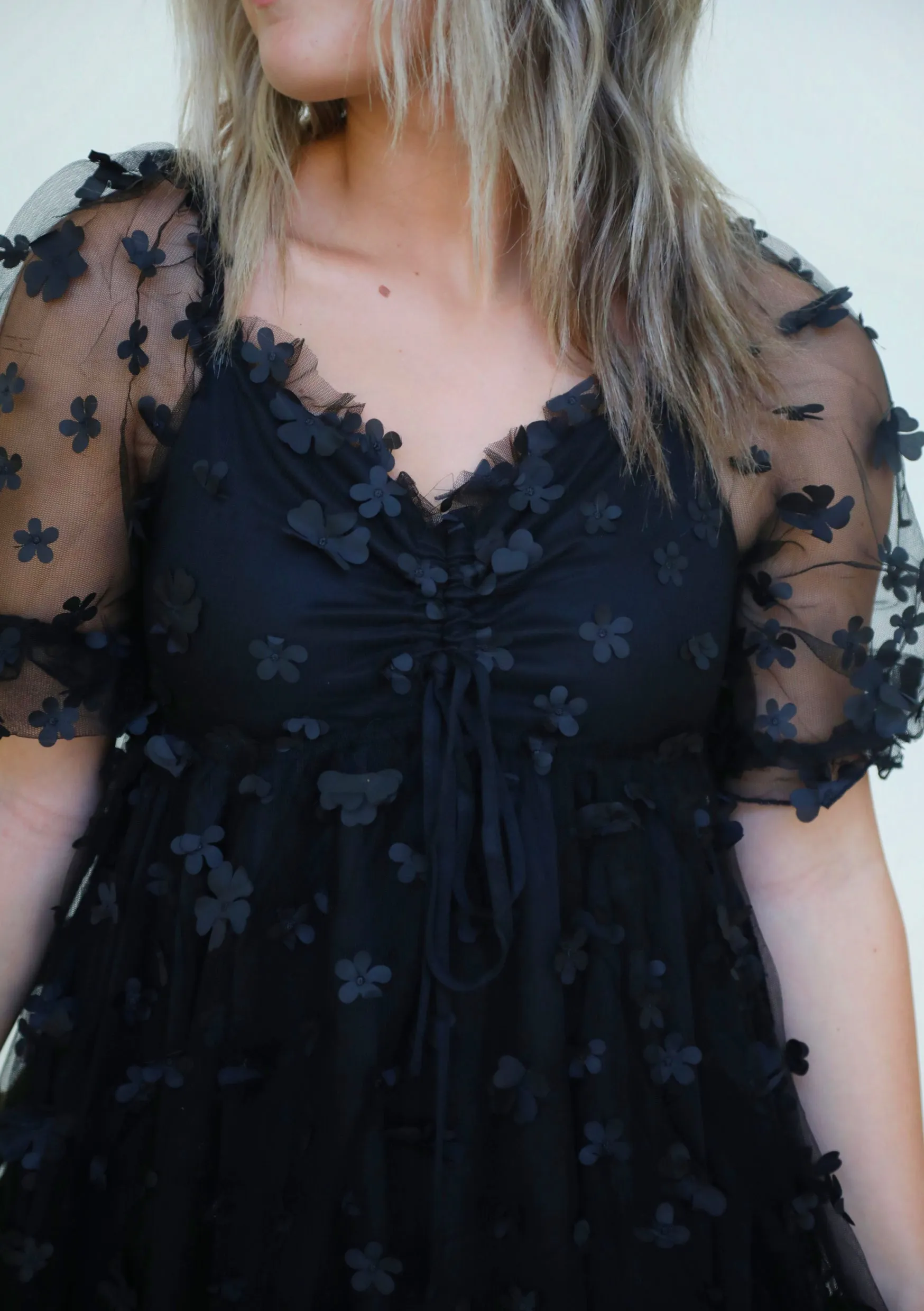 Daisy Doll Dress in Black