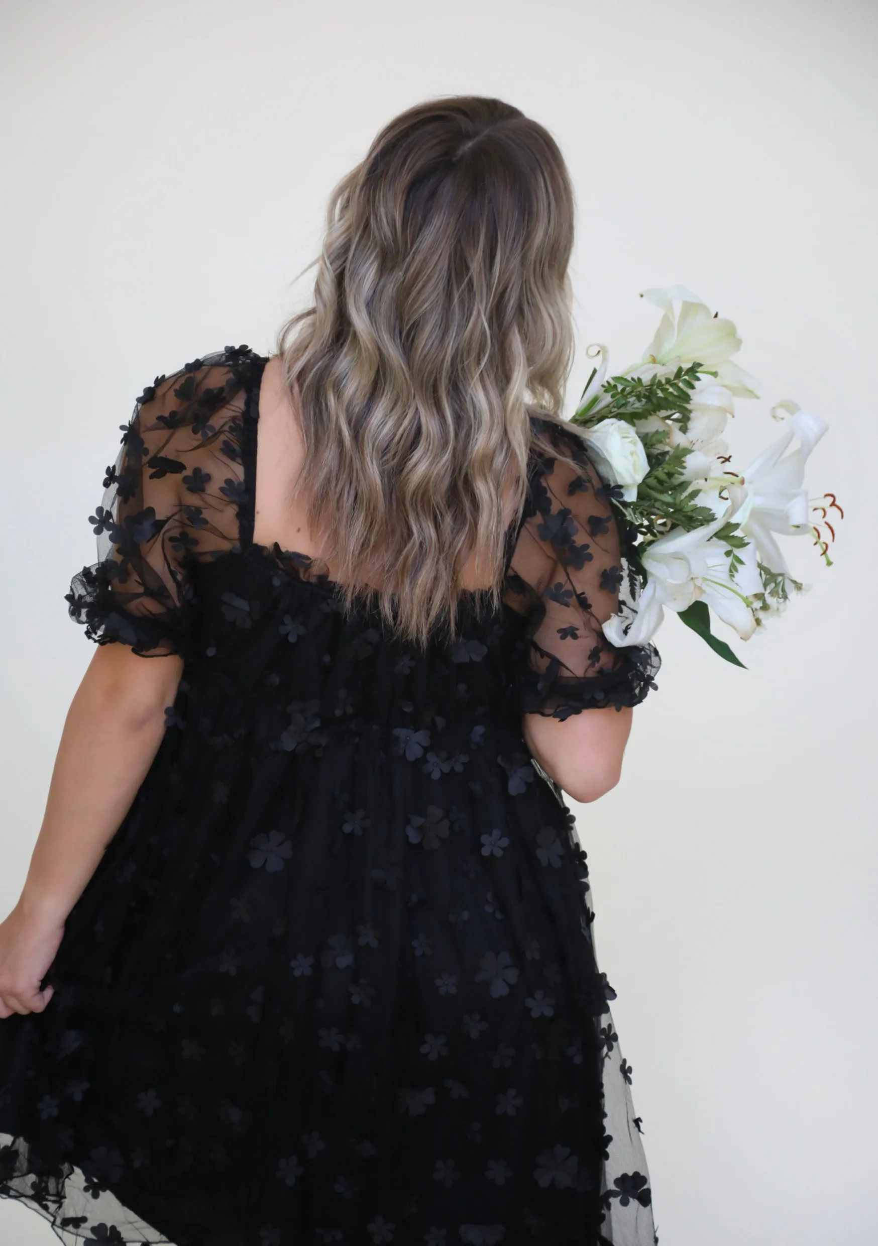 Daisy Doll Dress in Black