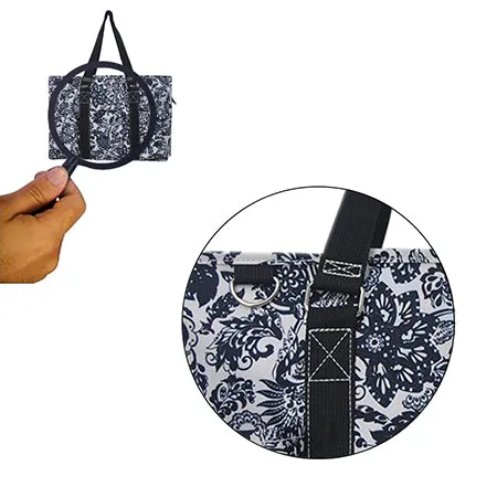 Damask Bliss NGIL Zippered Caddy Large Organizer Tote Bag