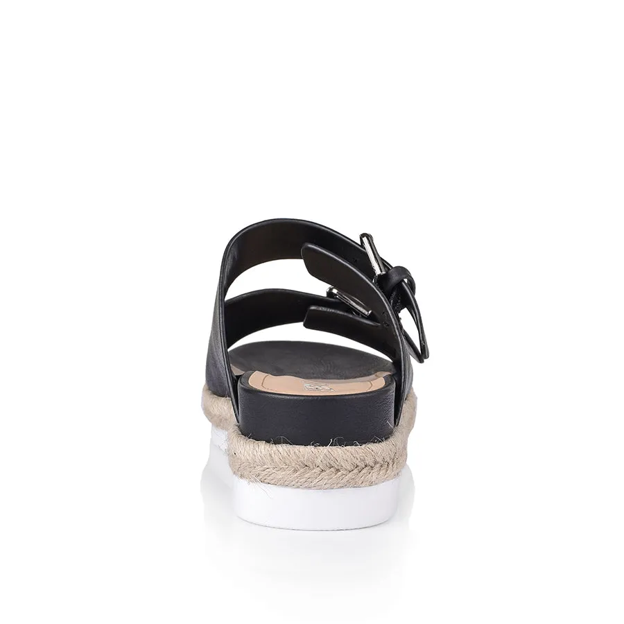 Denmark Footbed Slides - Black