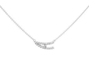 Diamond Letter A Necklace