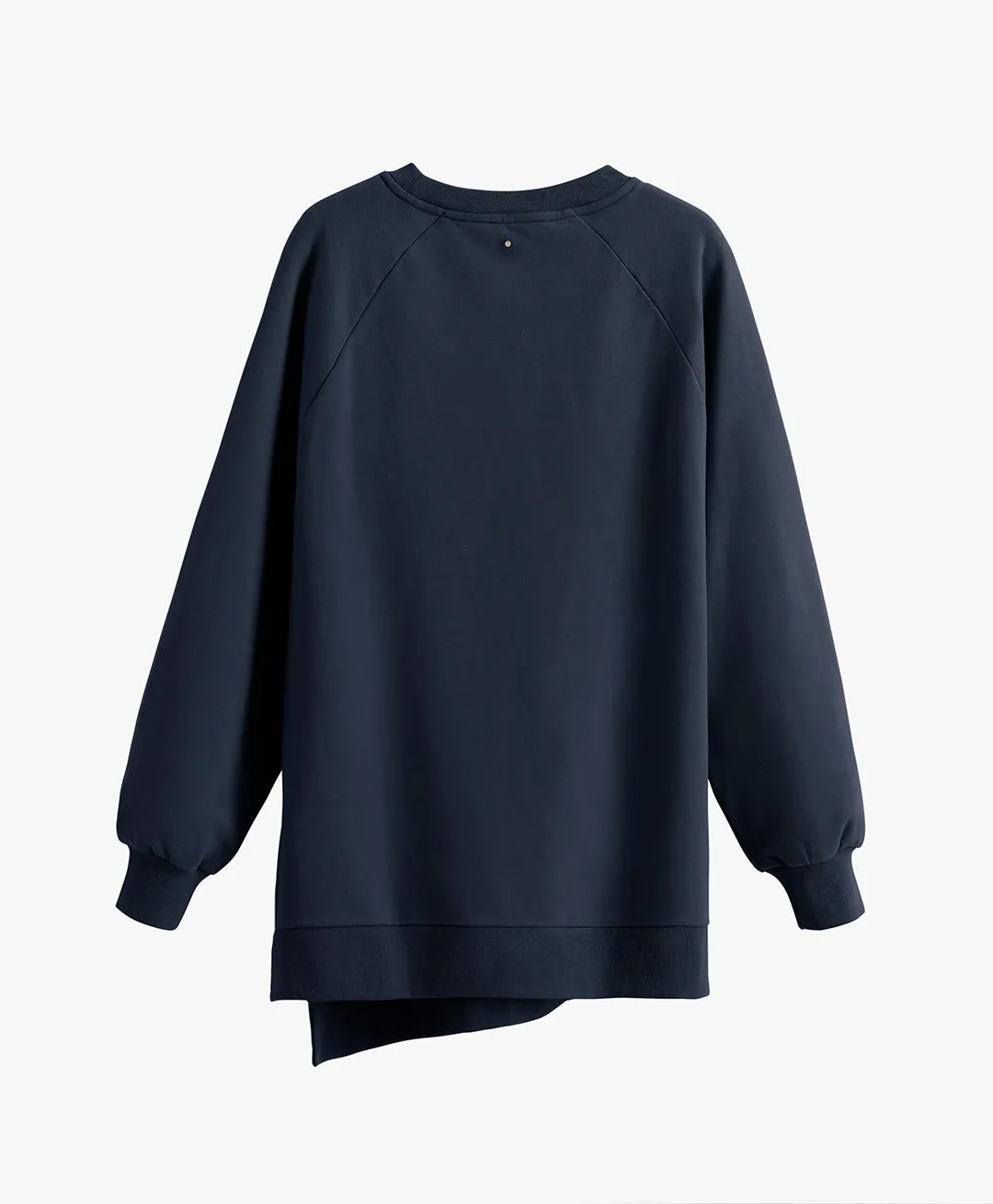 Fleece Long Crewneck Sweatshirt