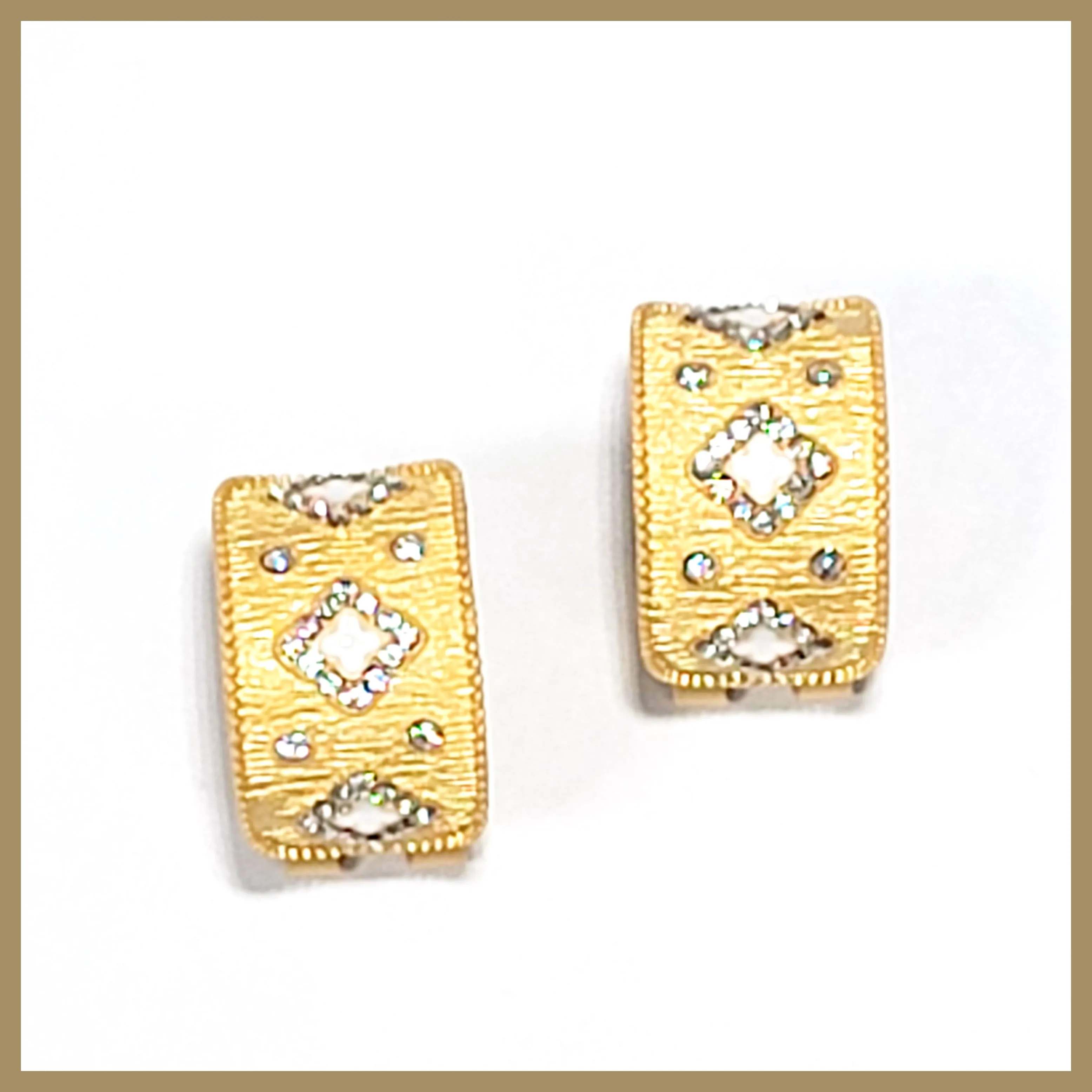 Florentine Style Curve Earrings