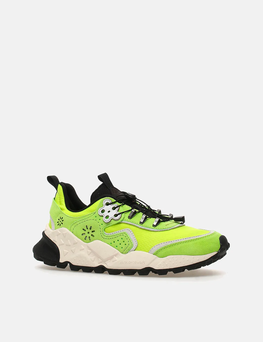 Flower Mountain Koetsu (Cow Leather/Nylon) - Neon Yellow