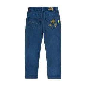 Flower Pocket Kid Jeans