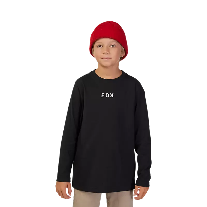 Fox Youth Flora Long Sleeve Tee Black