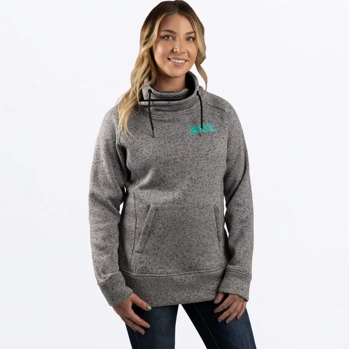 FXR Women's Ember Sweater Pullover Grey Heather/Mint