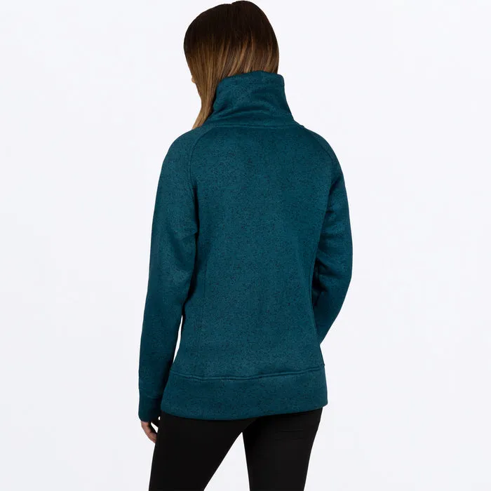 FXR Women's Ember Sweater Pullover Ocean/Black