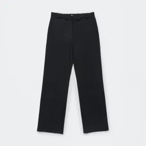 Gabardine Trousers - Black