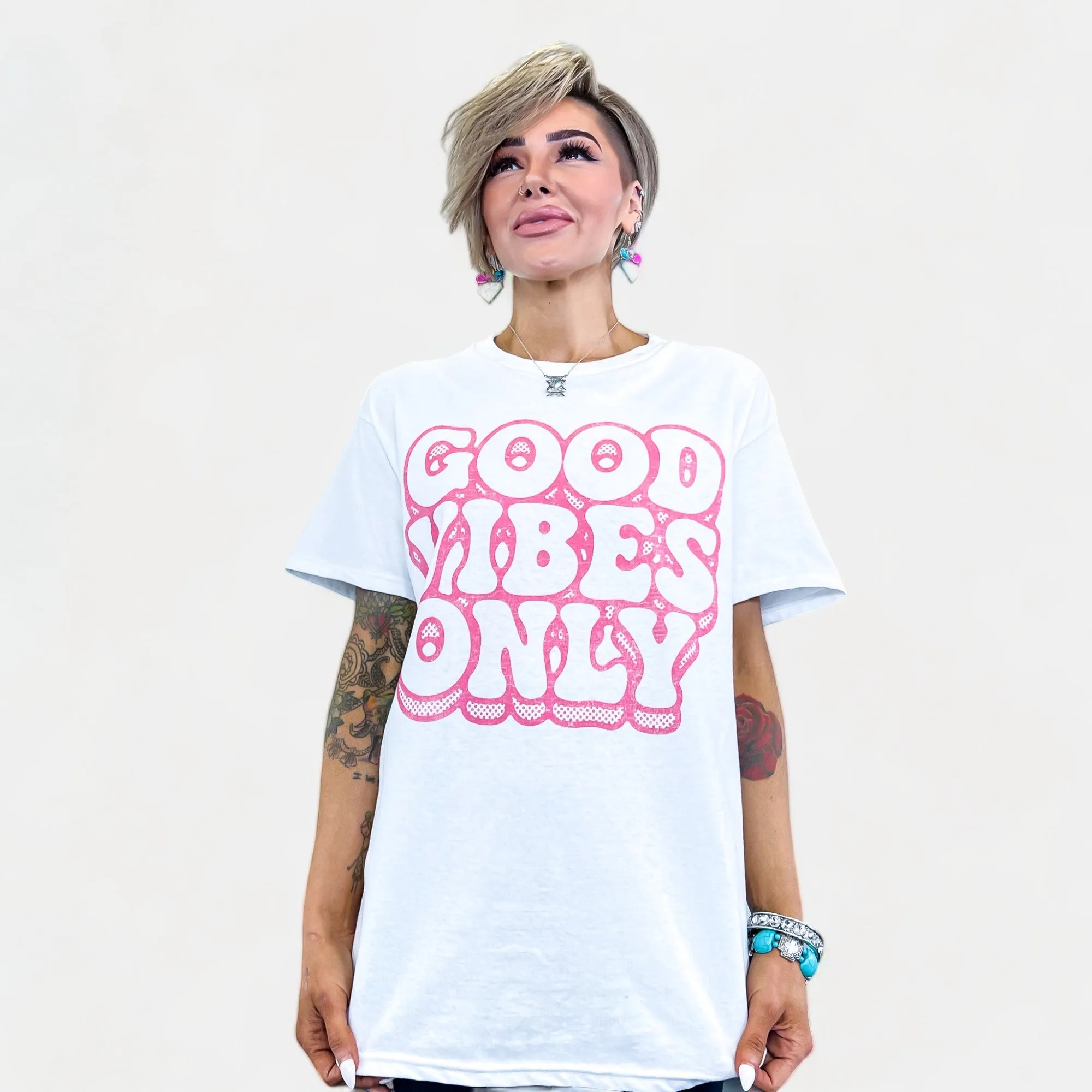 Good Vibes Only Graphic T-Shirt