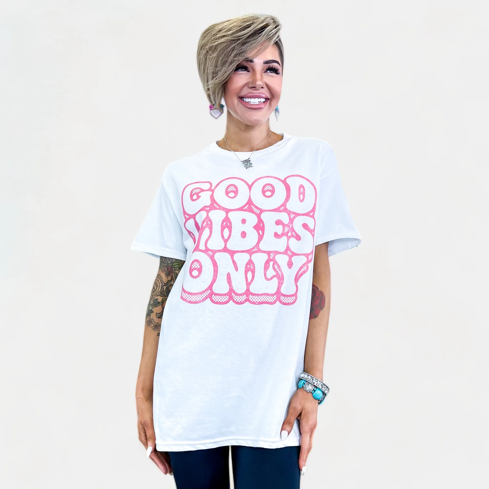 Good Vibes Only Graphic T-Shirt