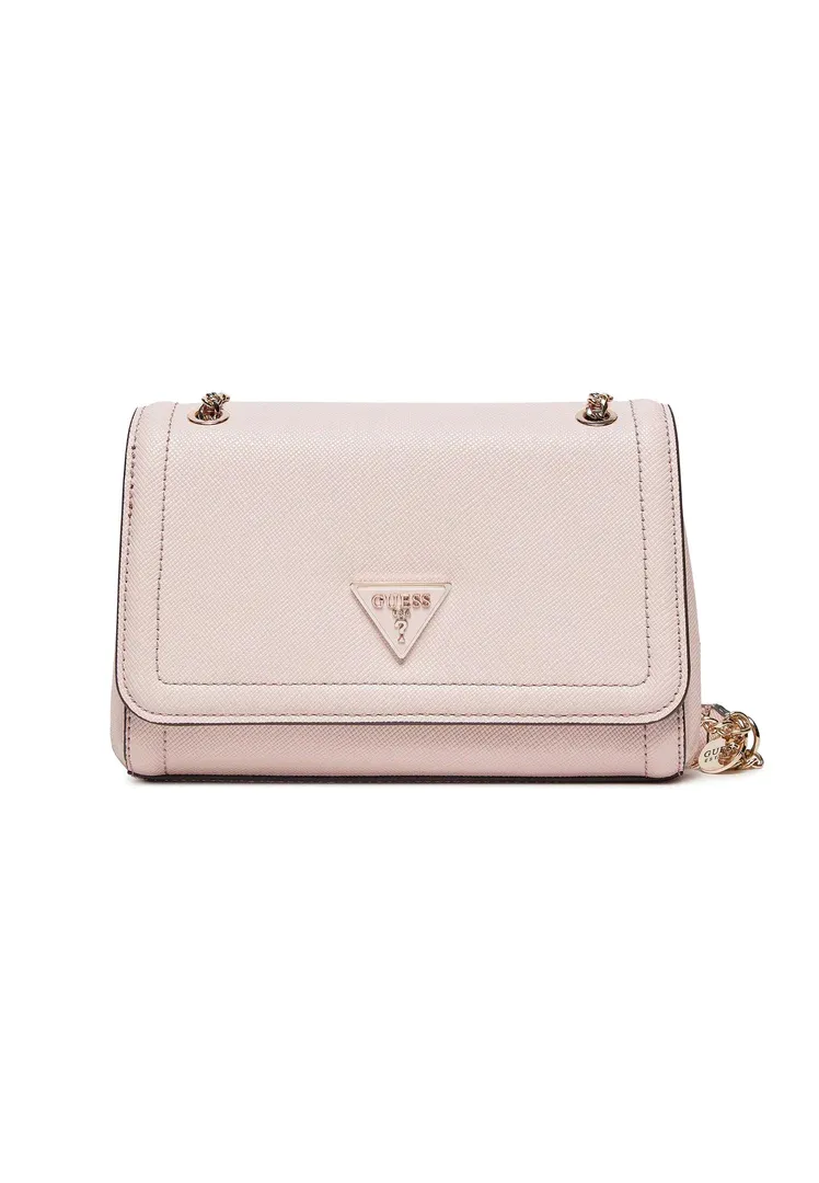 GUESS Noelle Convertible Crossbody Bag Light Rose