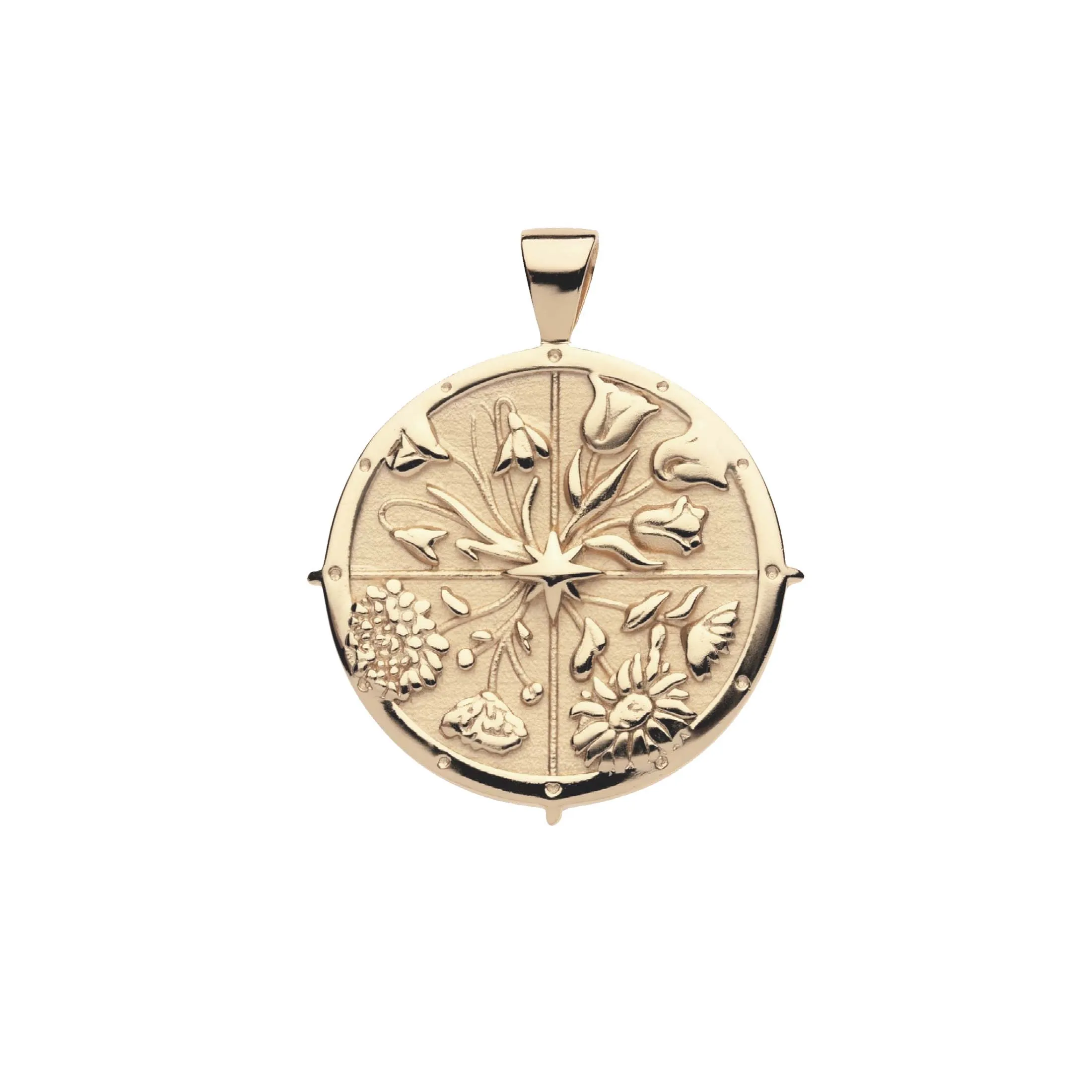 HOPE JW Original Pendant Coin in Solid Gold