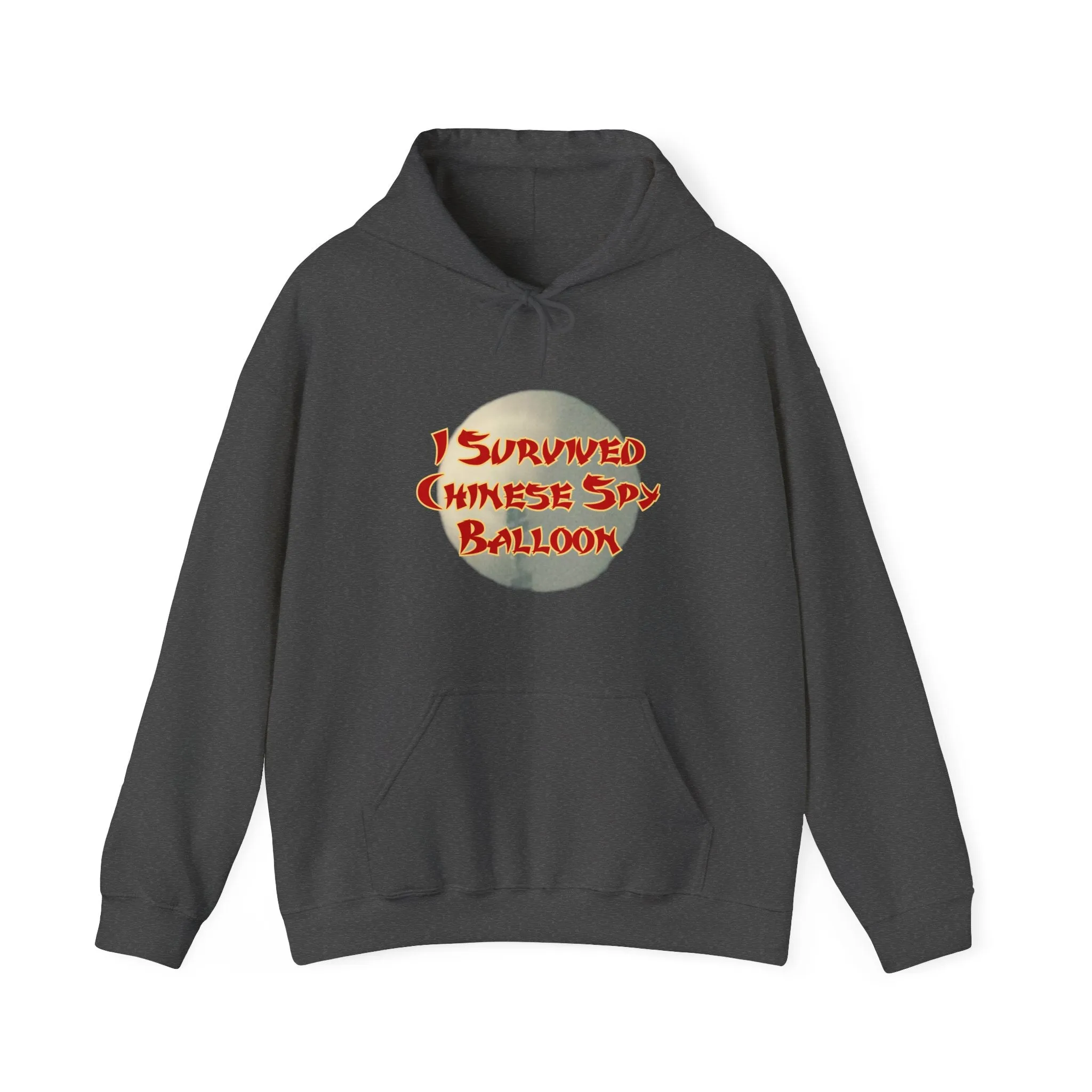 I Survived Chinese Spy Balloon Unisex Heavy Blend™ Hooded Sweatshirt