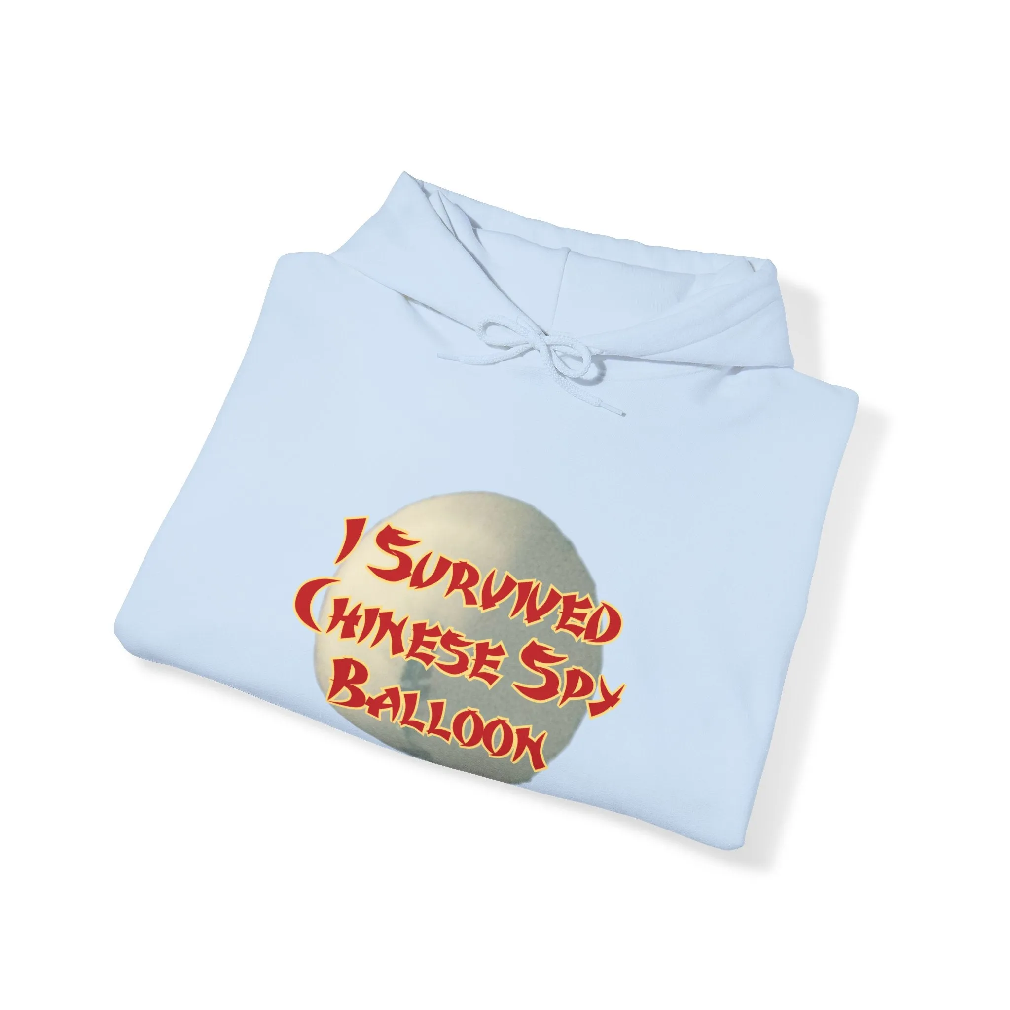 I Survived Chinese Spy Balloon Unisex Heavy Blend™ Hooded Sweatshirt