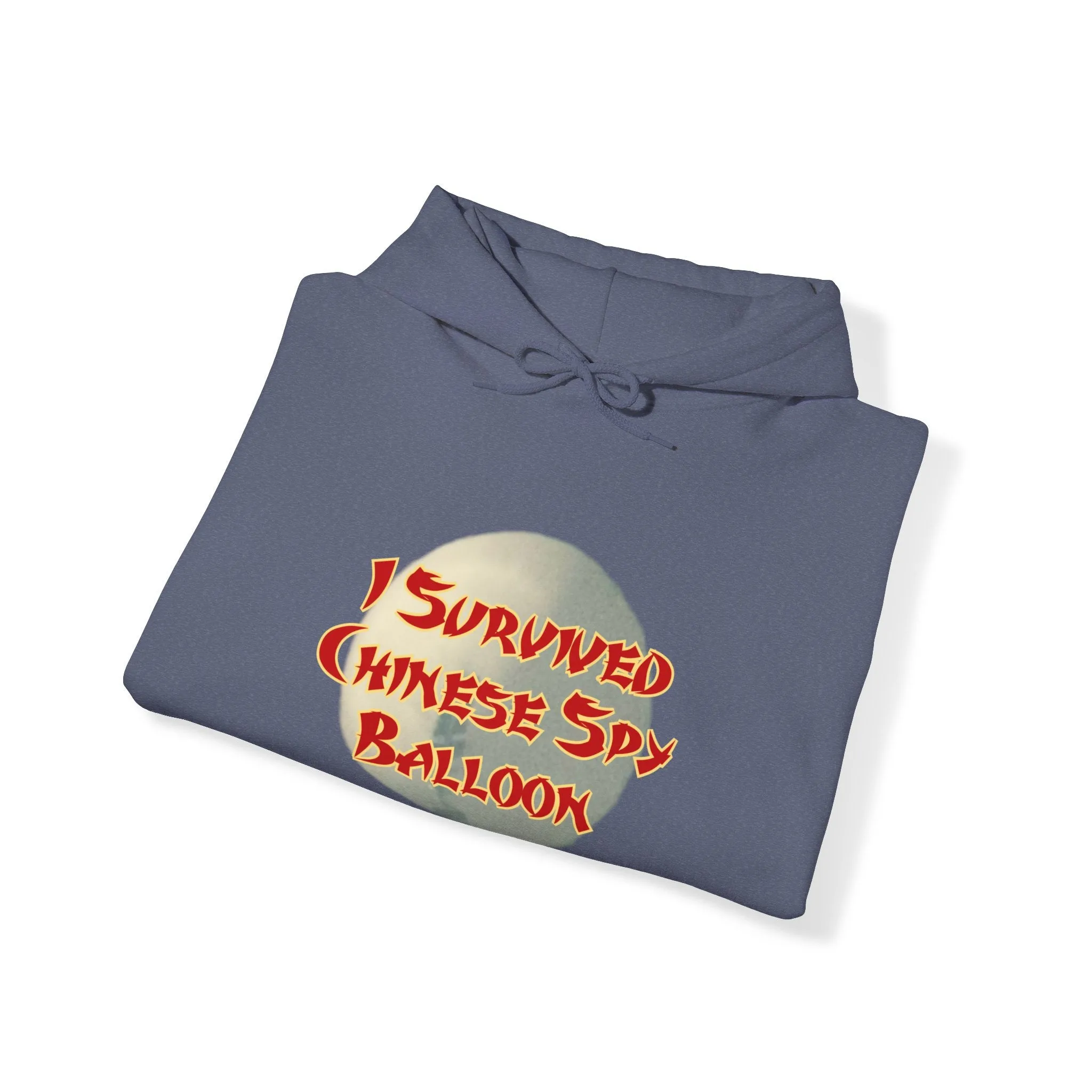 I Survived Chinese Spy Balloon Unisex Heavy Blend™ Hooded Sweatshirt