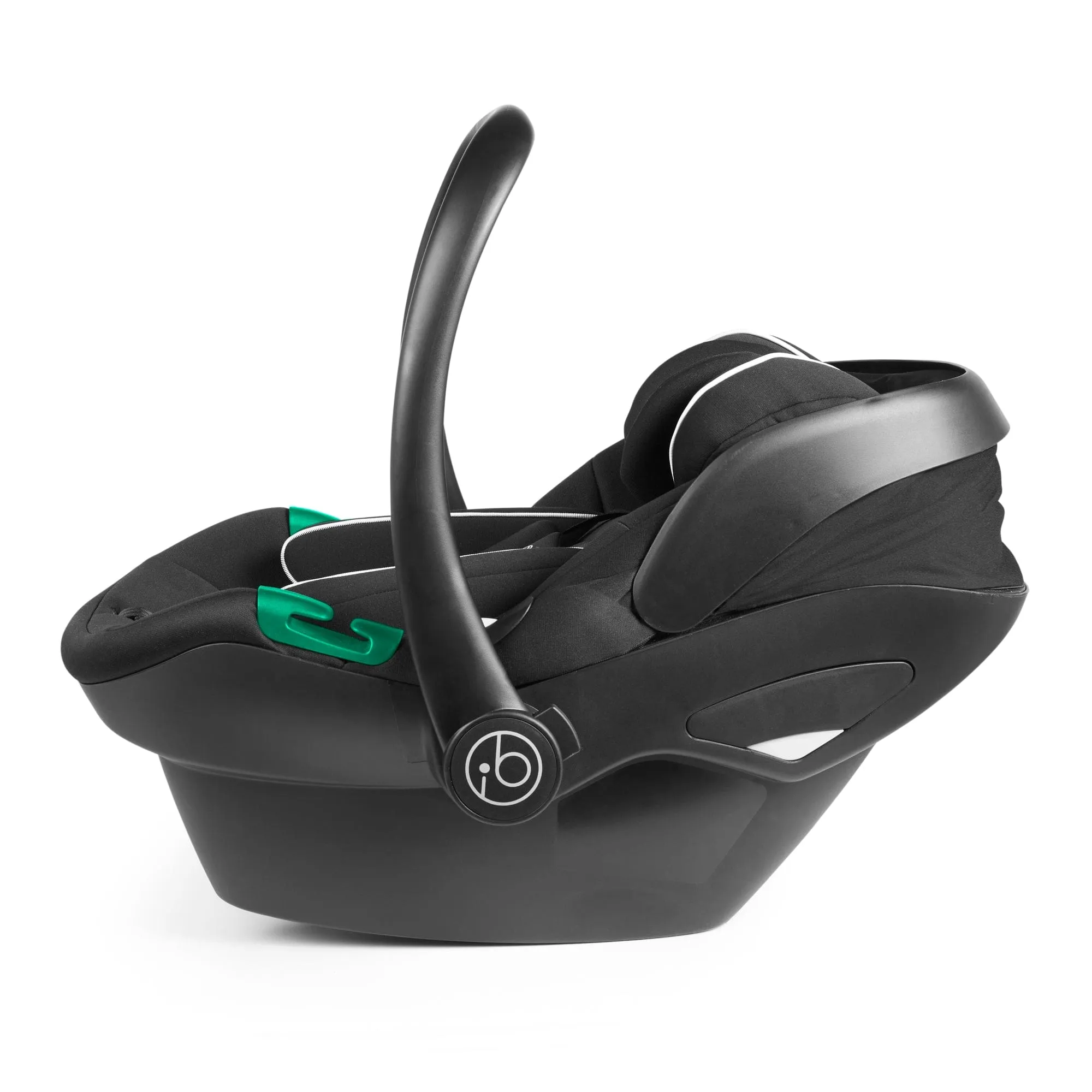 Ickle Bubba Stomp Luxe All-in-One I-Size Travel System With Isofix Base - Black / Midnight / Black