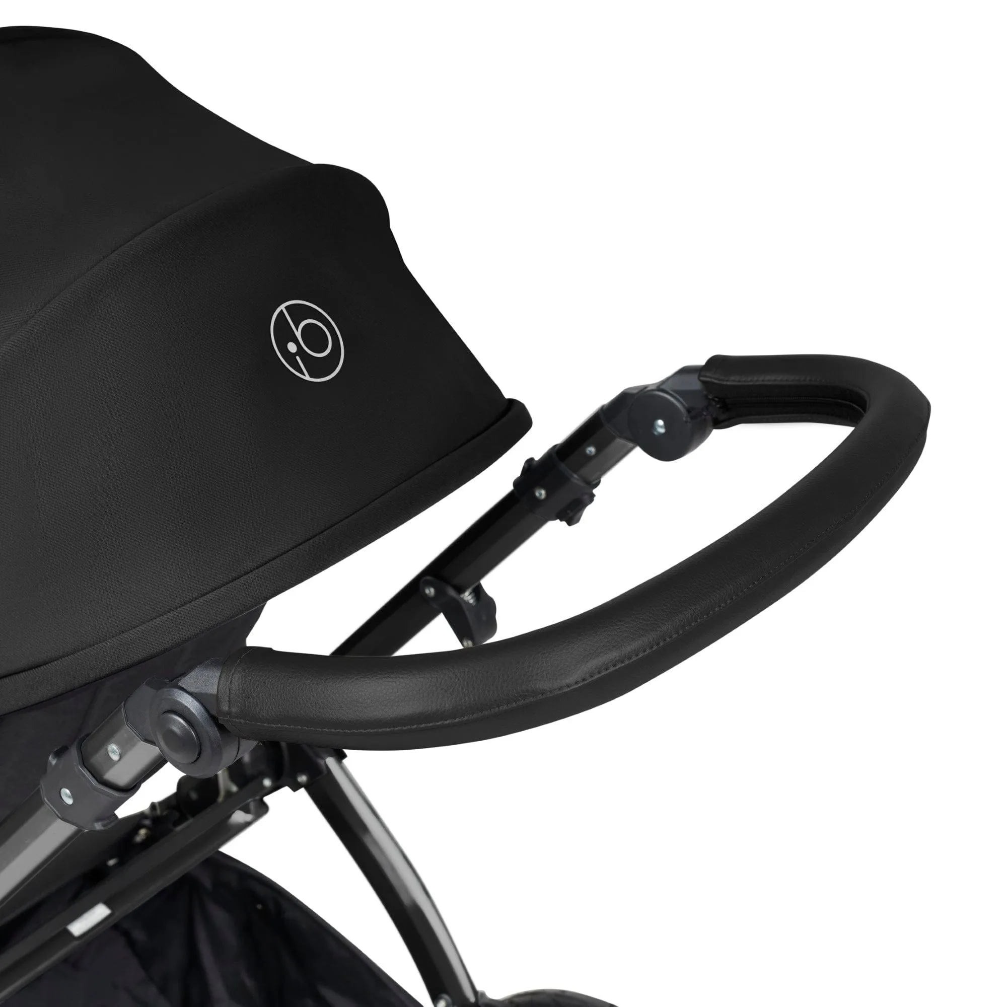 Ickle Bubba Stomp Luxe All-in-One I-Size Travel System With Isofix Base - Black / Midnight / Black