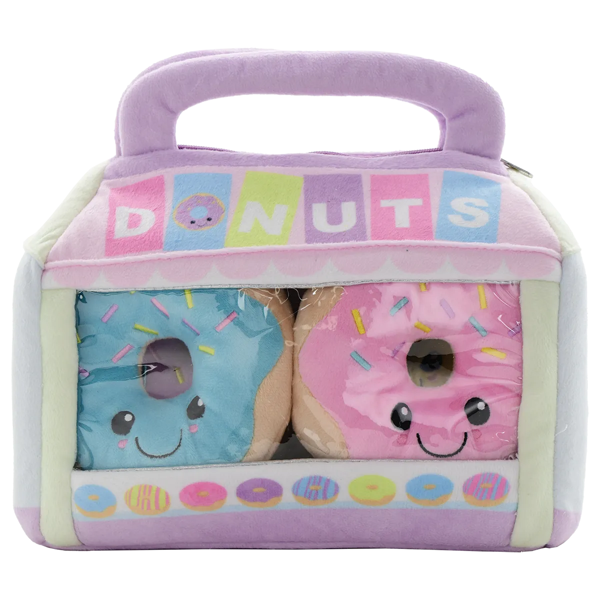 iScream Box of Donuts Packaging Fleece Plush