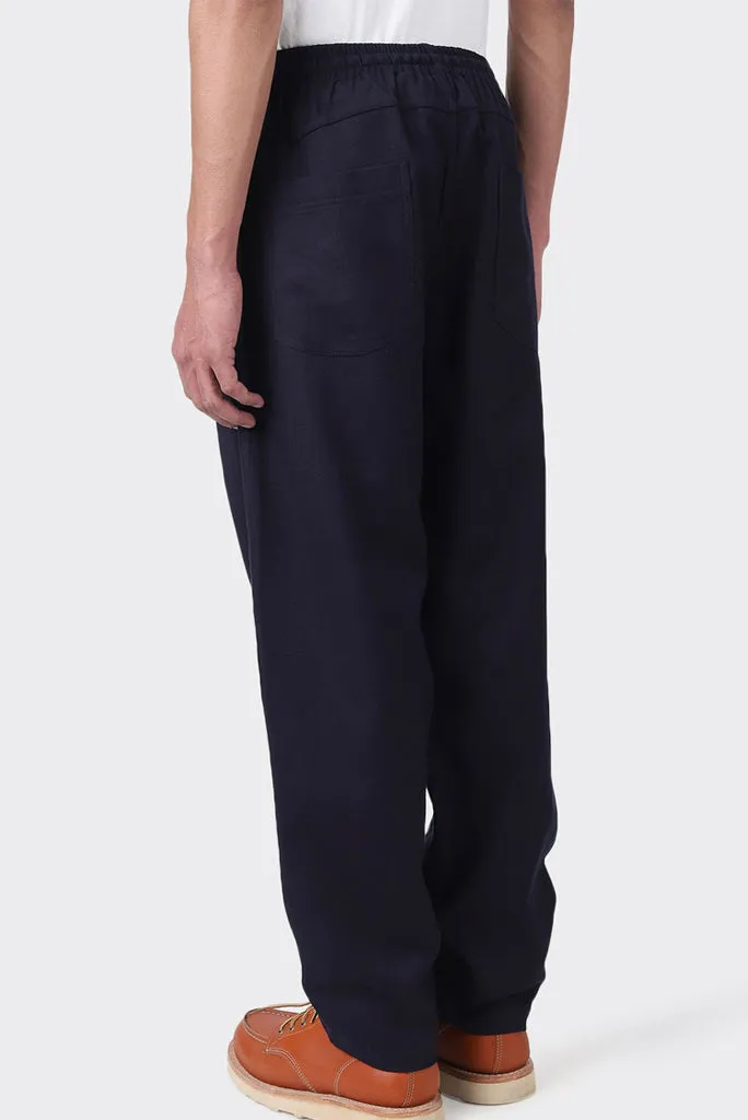 KARDO ROY TROUSER, NAVY HERRINGBONE