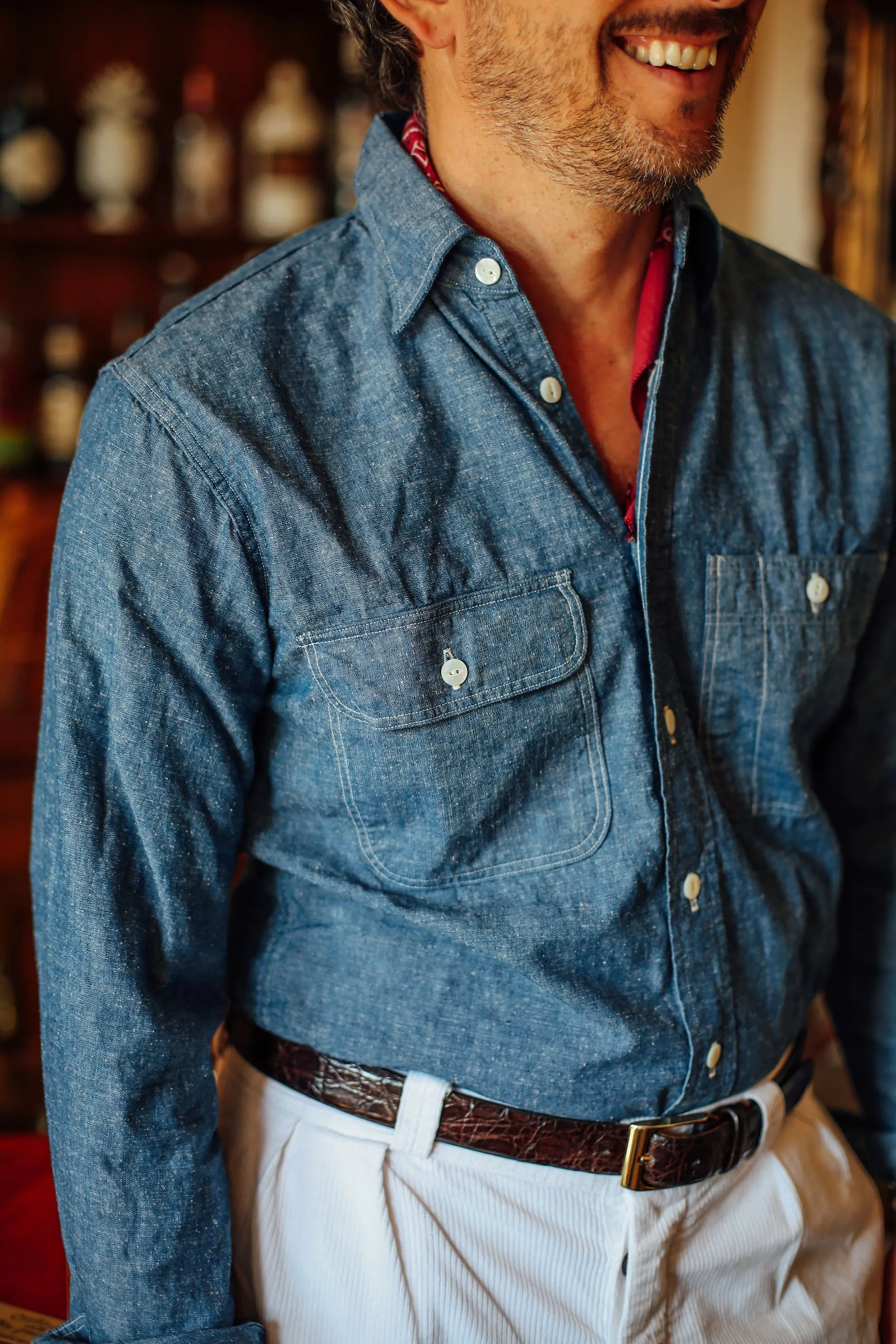 Kenneth Field Chambray Work Shirt