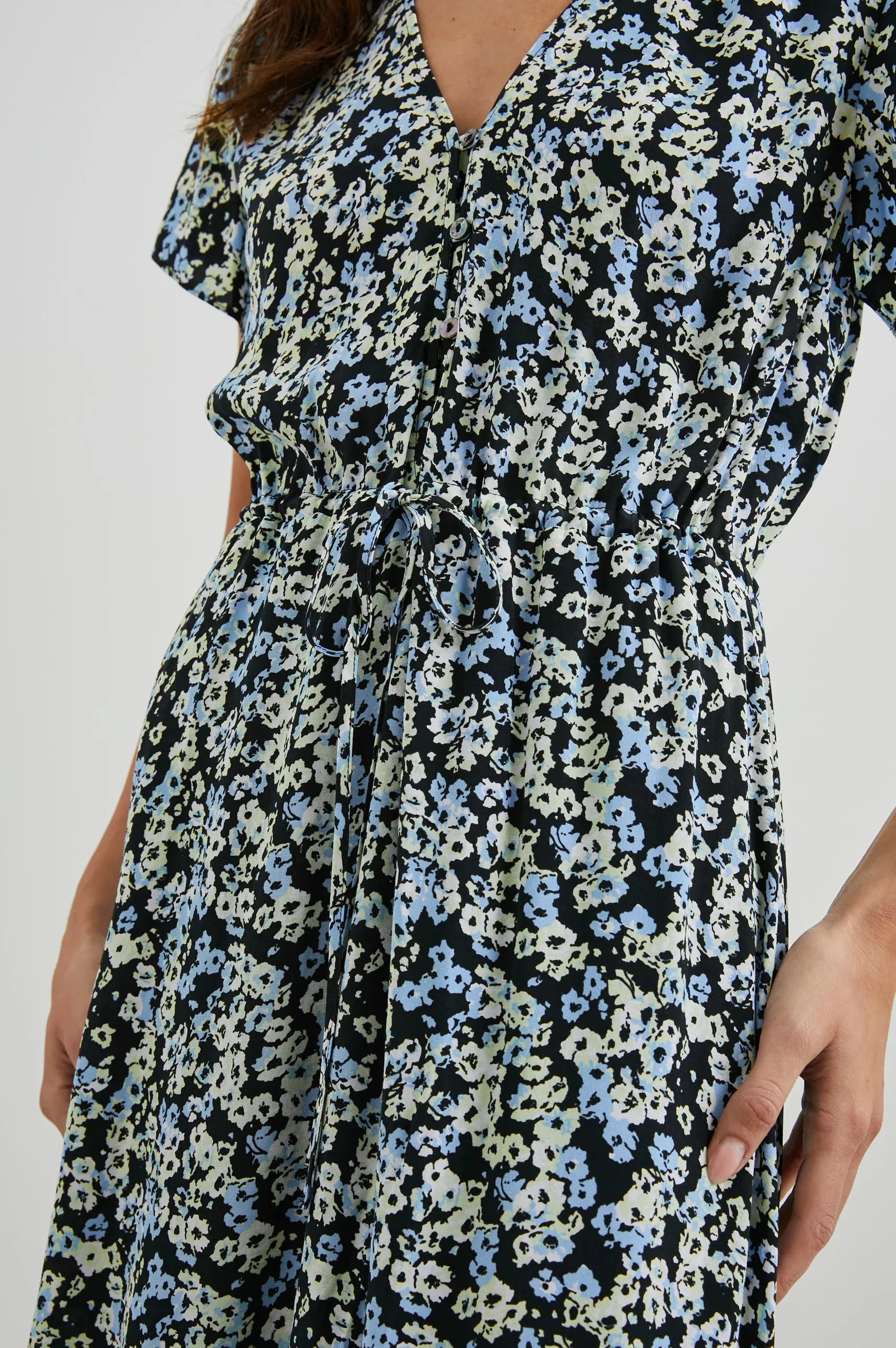 KIKI DRESS (MIDNIGHT MEADOW FLORAL) - RAILS