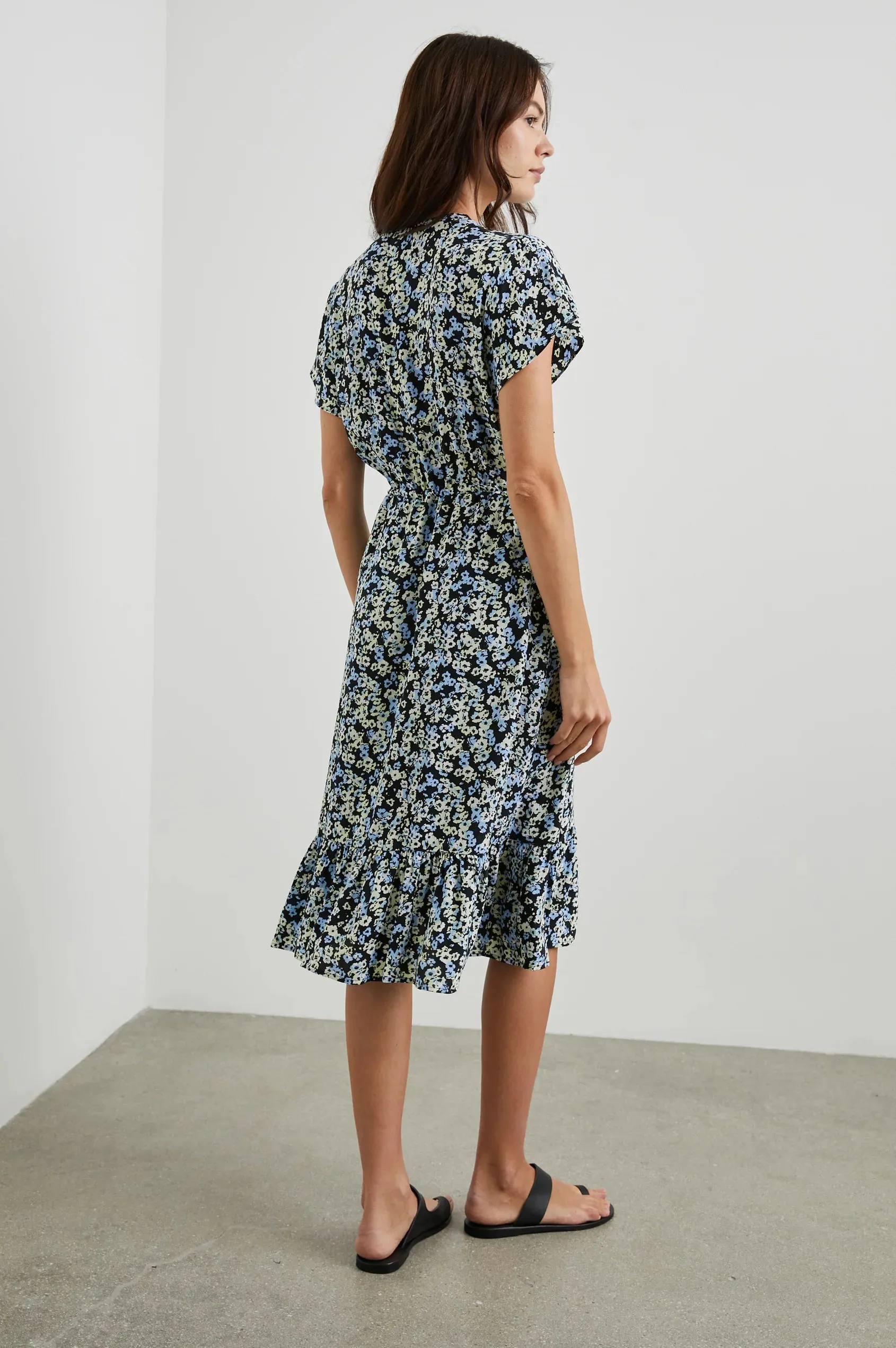 KIKI DRESS (MIDNIGHT MEADOW FLORAL) - RAILS