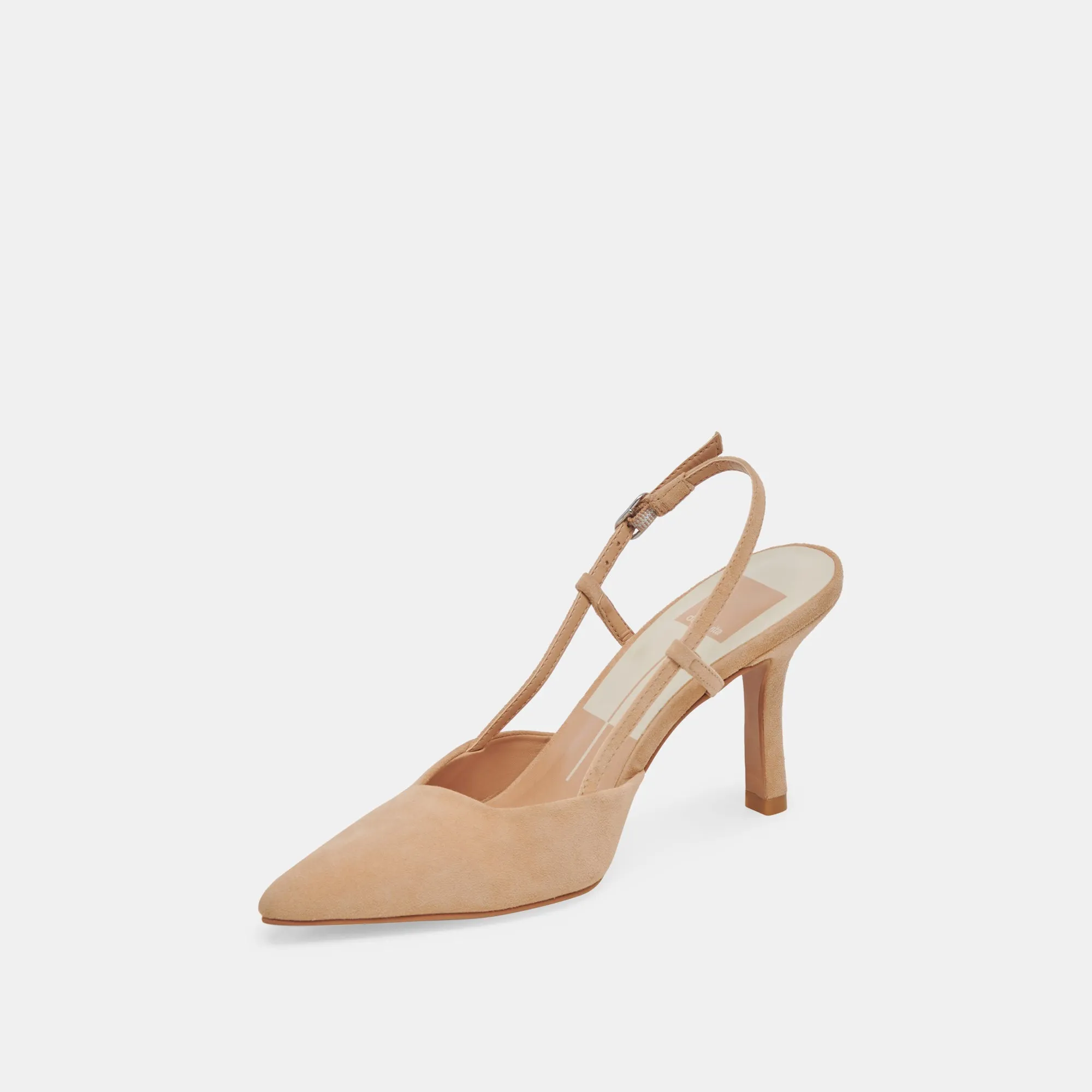 KIM HEELS TAN SUEDE