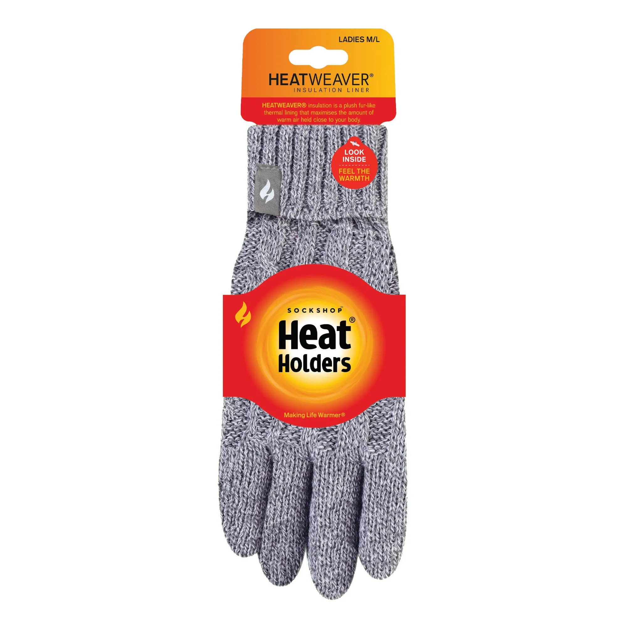 Ladies Original Thermal Gloves - Light Grey