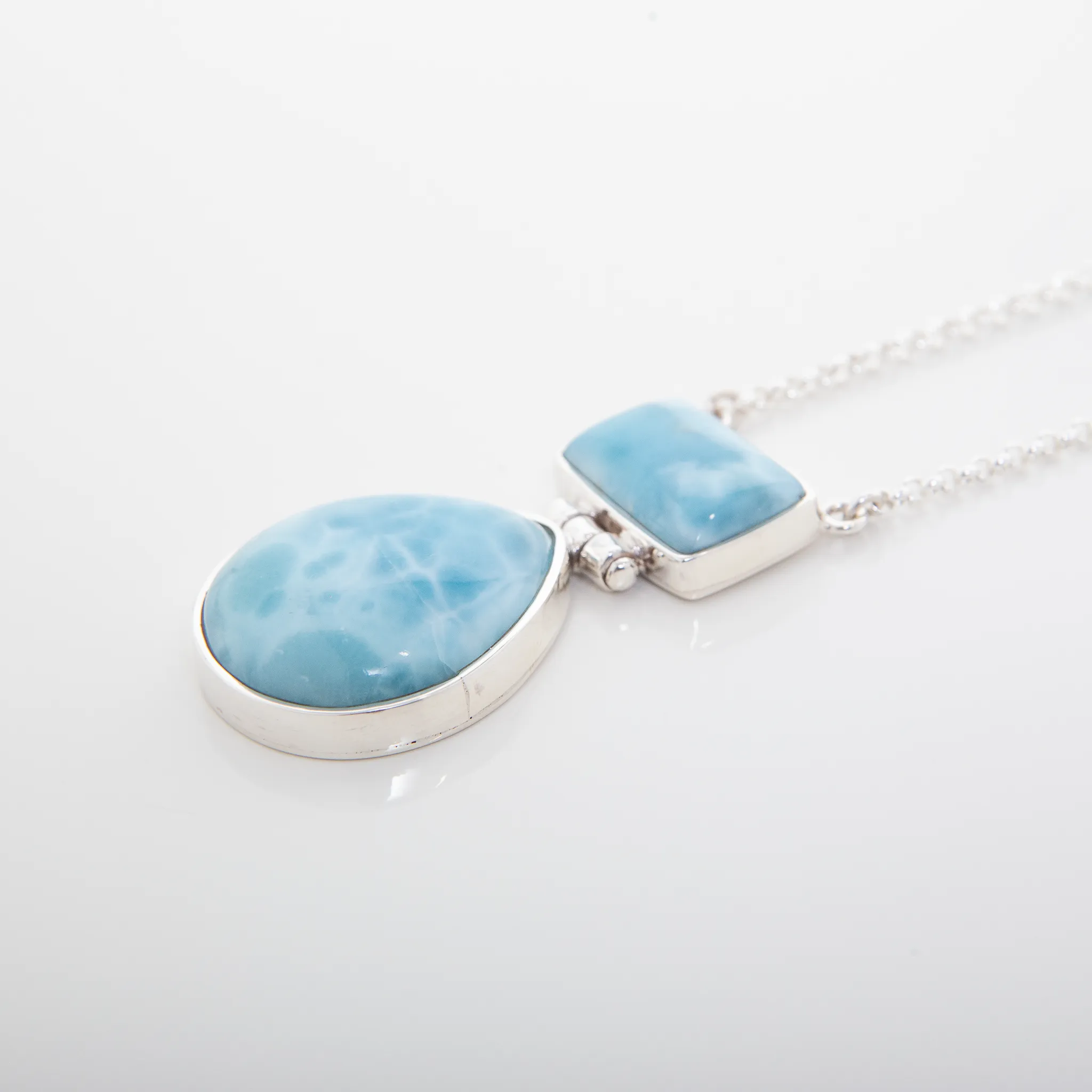 Larimar Necklace Lua