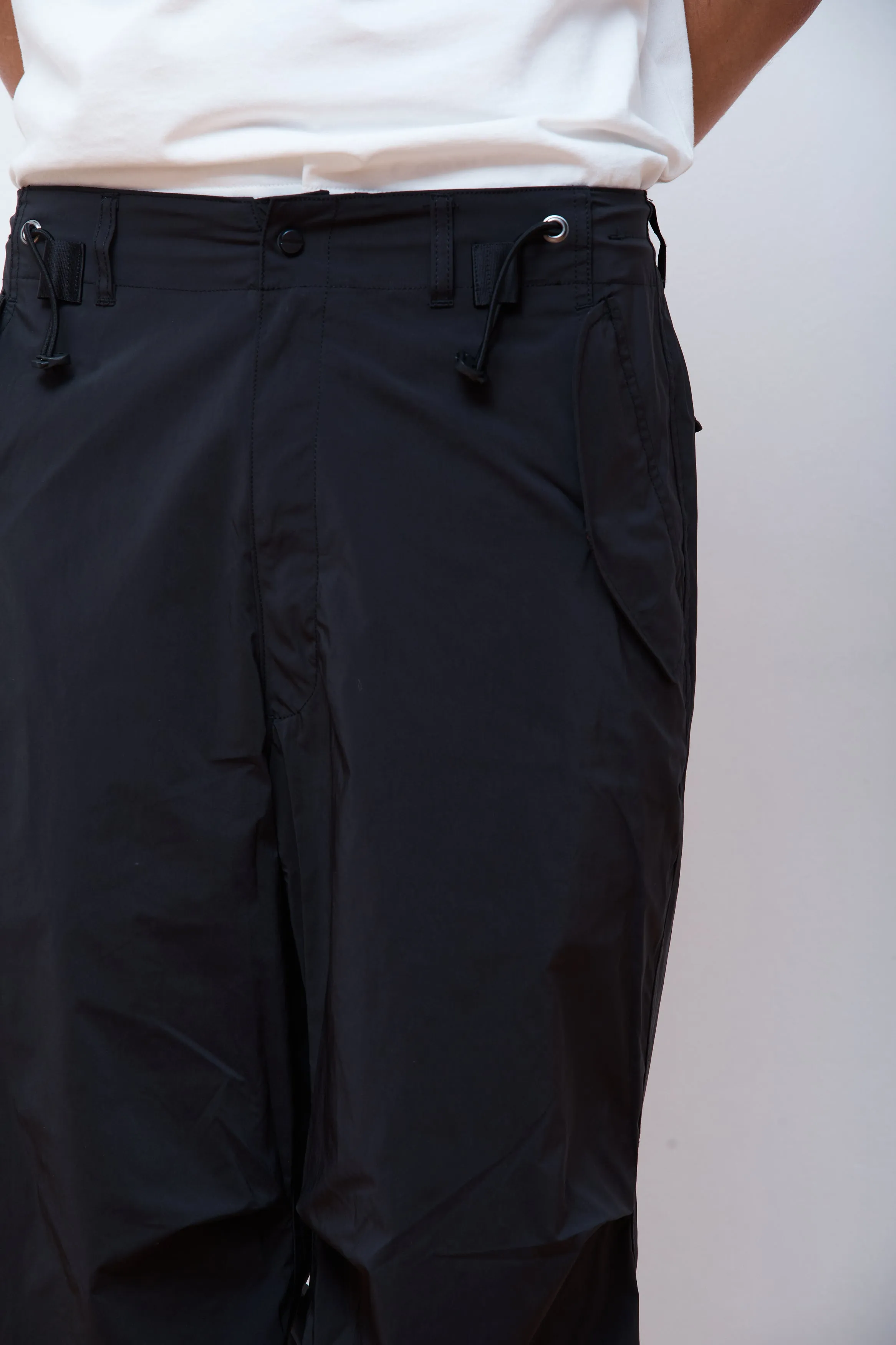 Light Mil Cloth Snow Pant Off Black