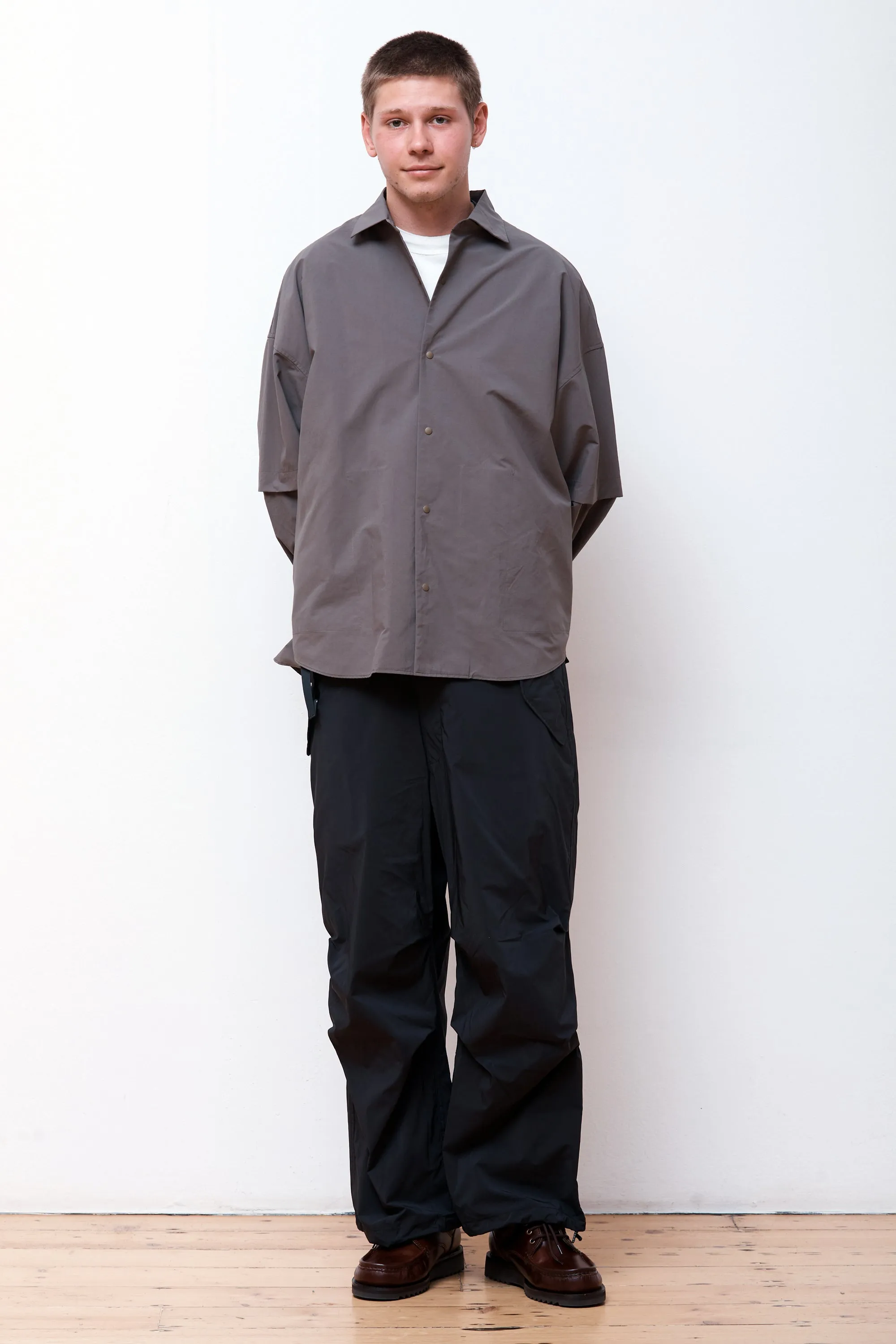 Light Mil Cloth Snow Pant Off Black