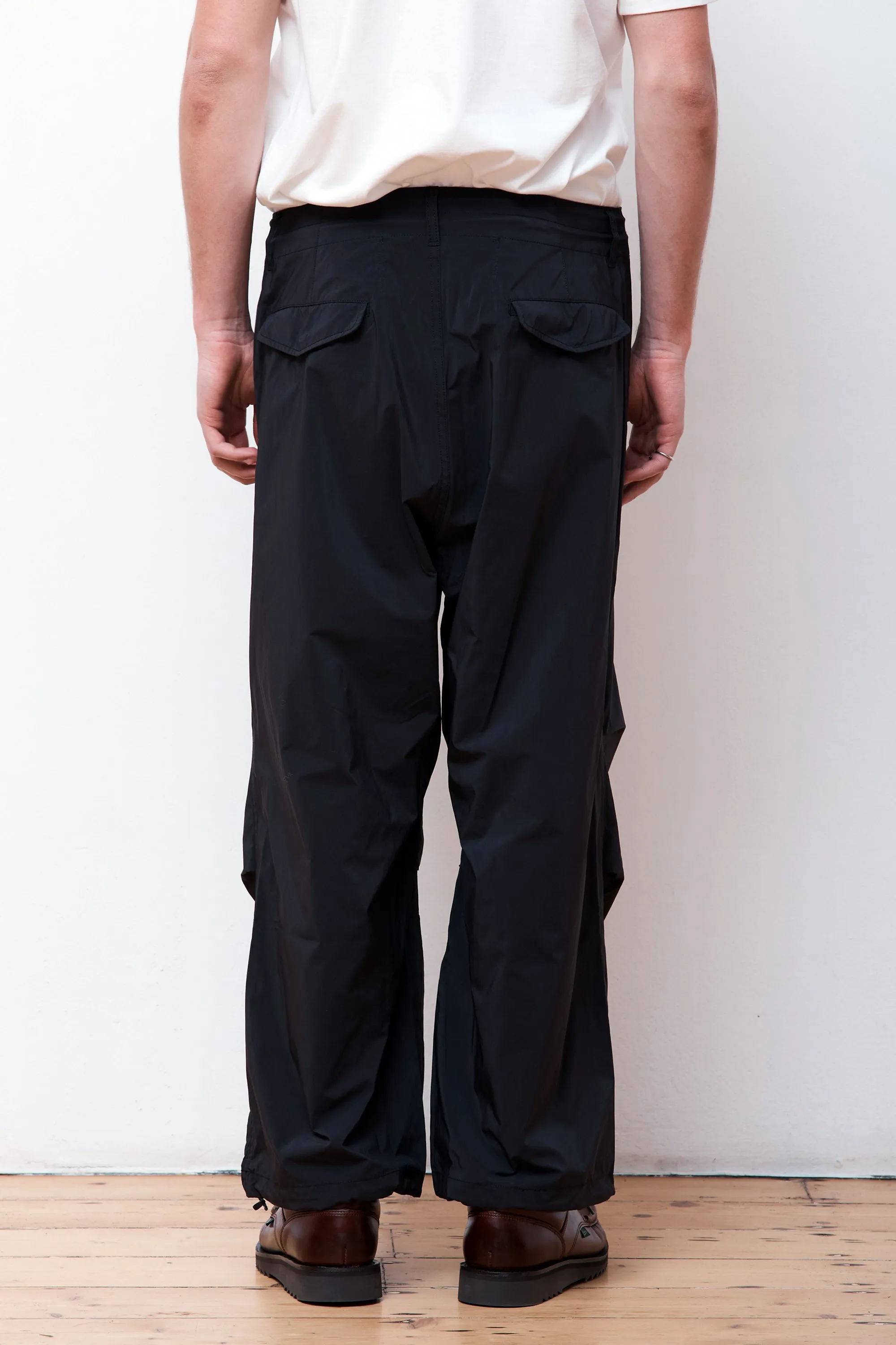 Light Mil Cloth Snow Pant Off Black