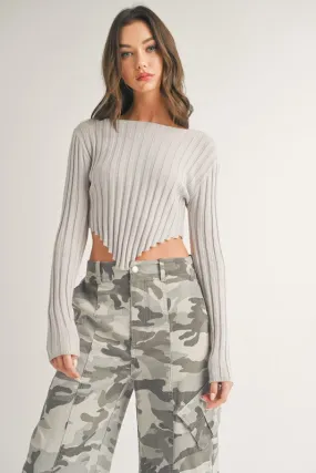 Long Sleeve Crop Top