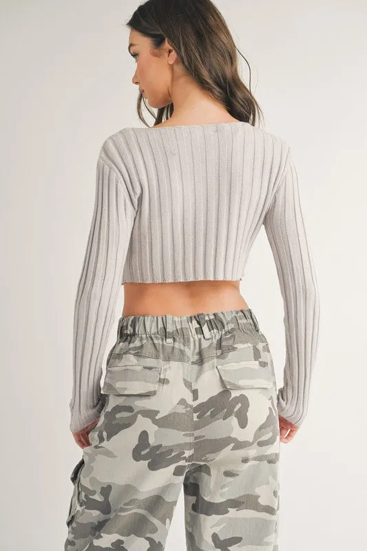 Long Sleeve Crop Top