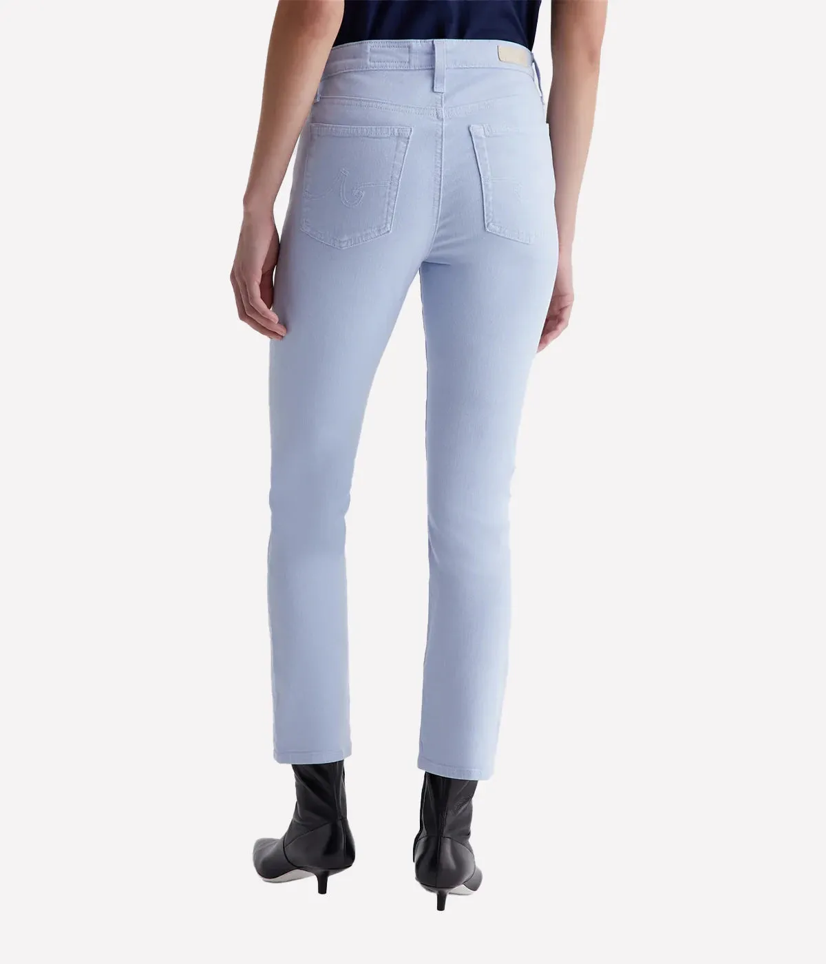 Mari Crop Jean in Blue Whisper