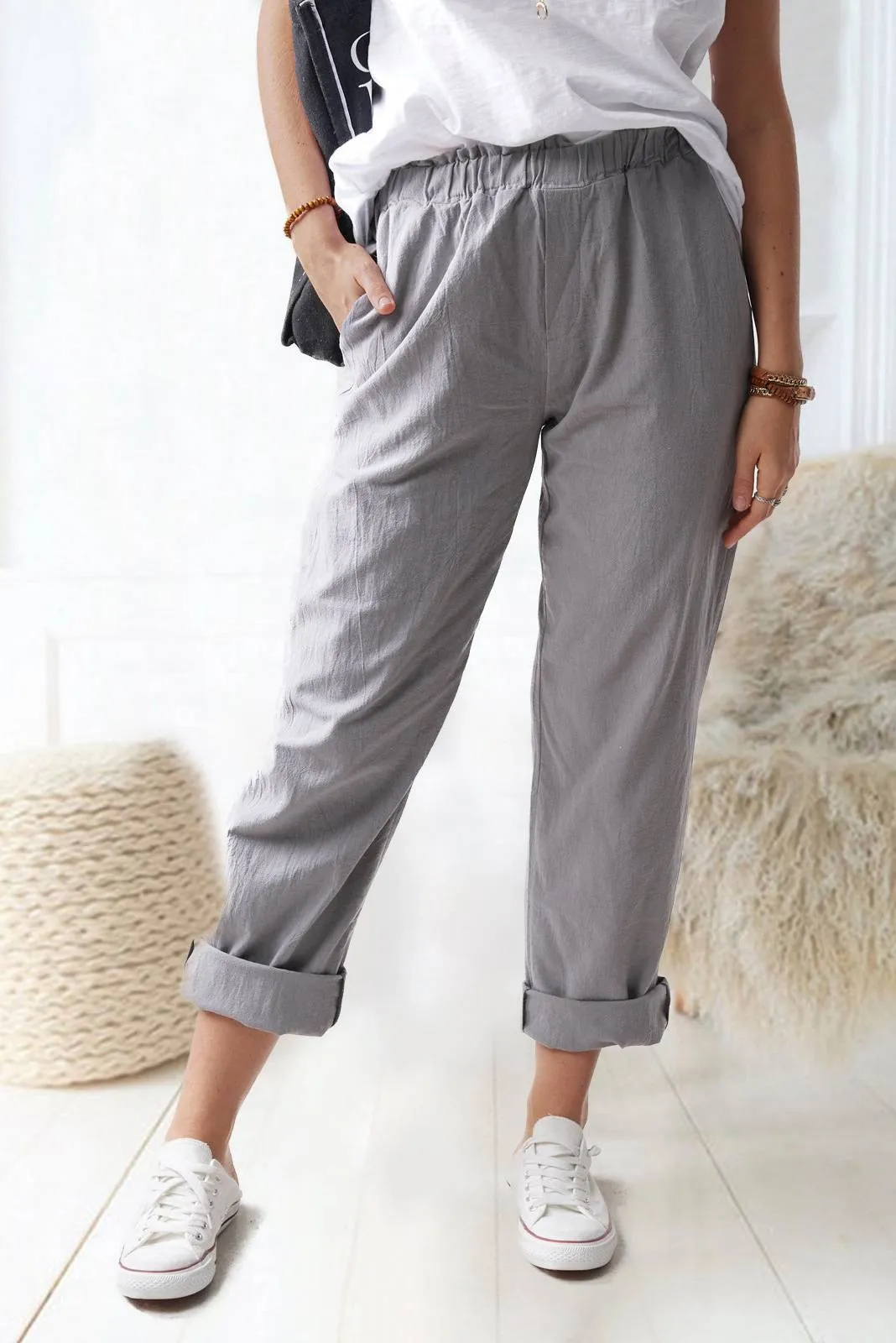 Meet Me at the Beach Linen Pants