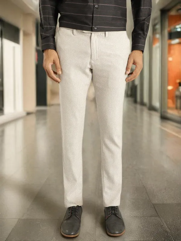 Men Brooklyn Fit Cotton Blend Trouser