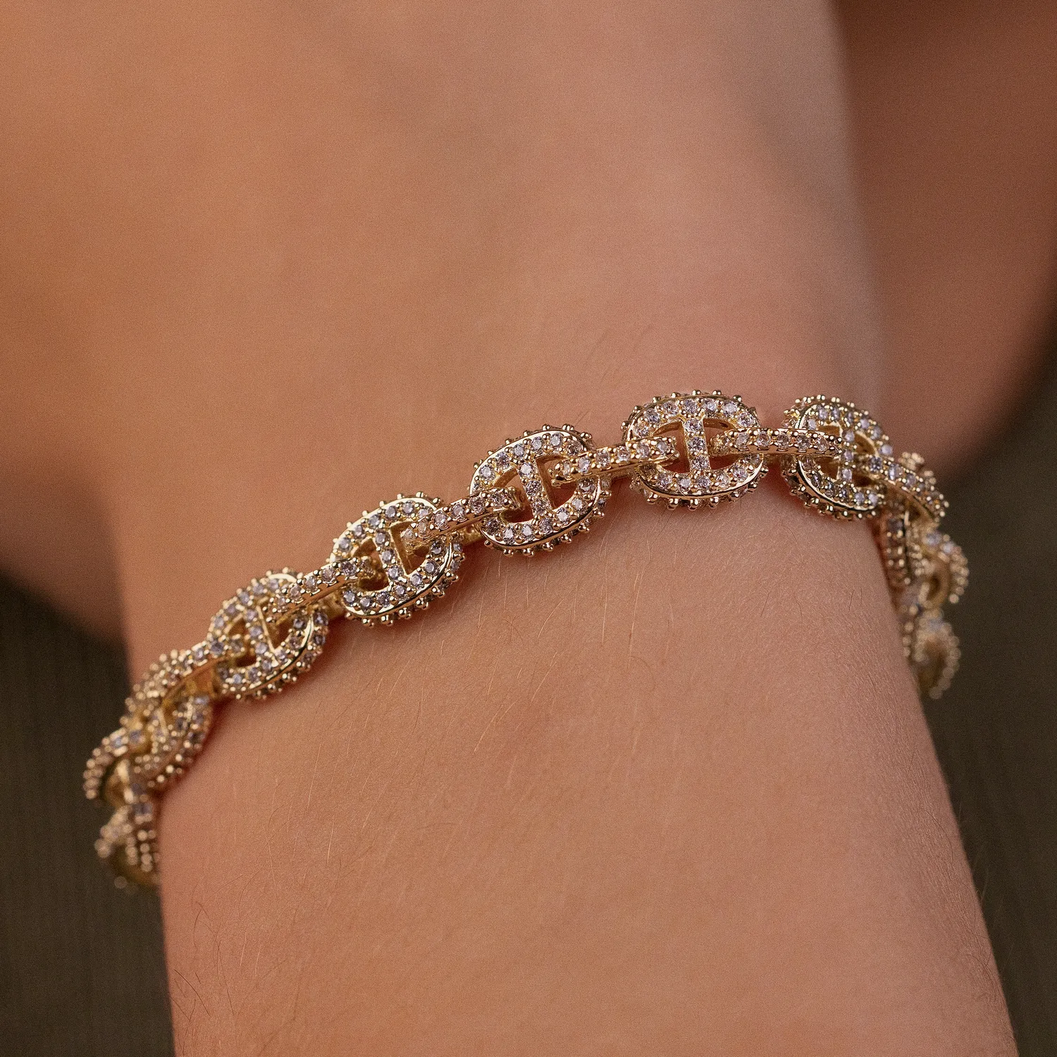 Micro Valentina Bracelet in Yellow Gold