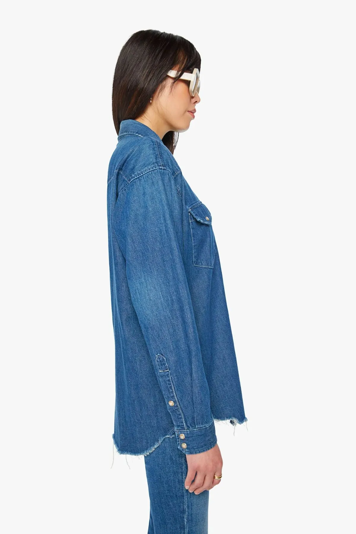 Mother Denim The Western Overshirt - Dopenhagen