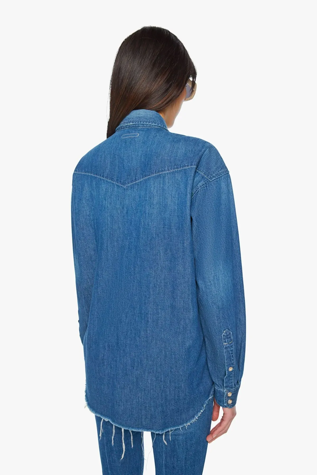 Mother Denim The Western Overshirt - Dopenhagen