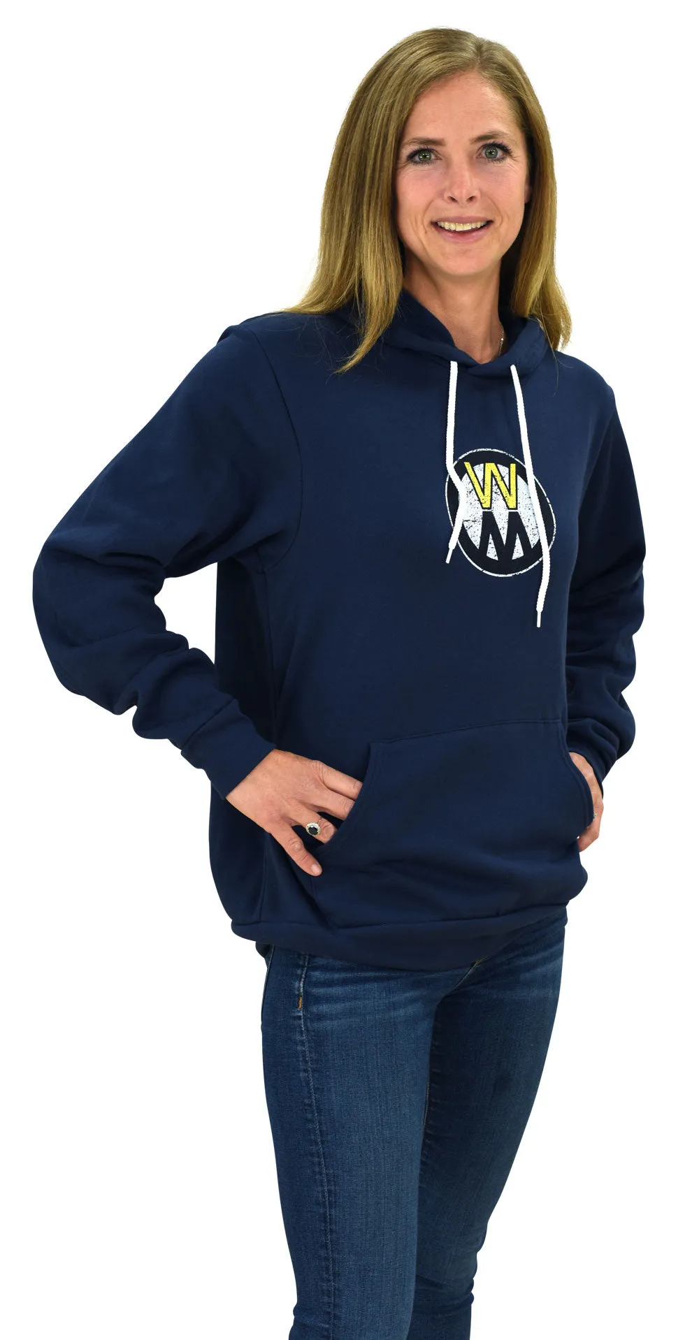 Navy Logo Hoodie